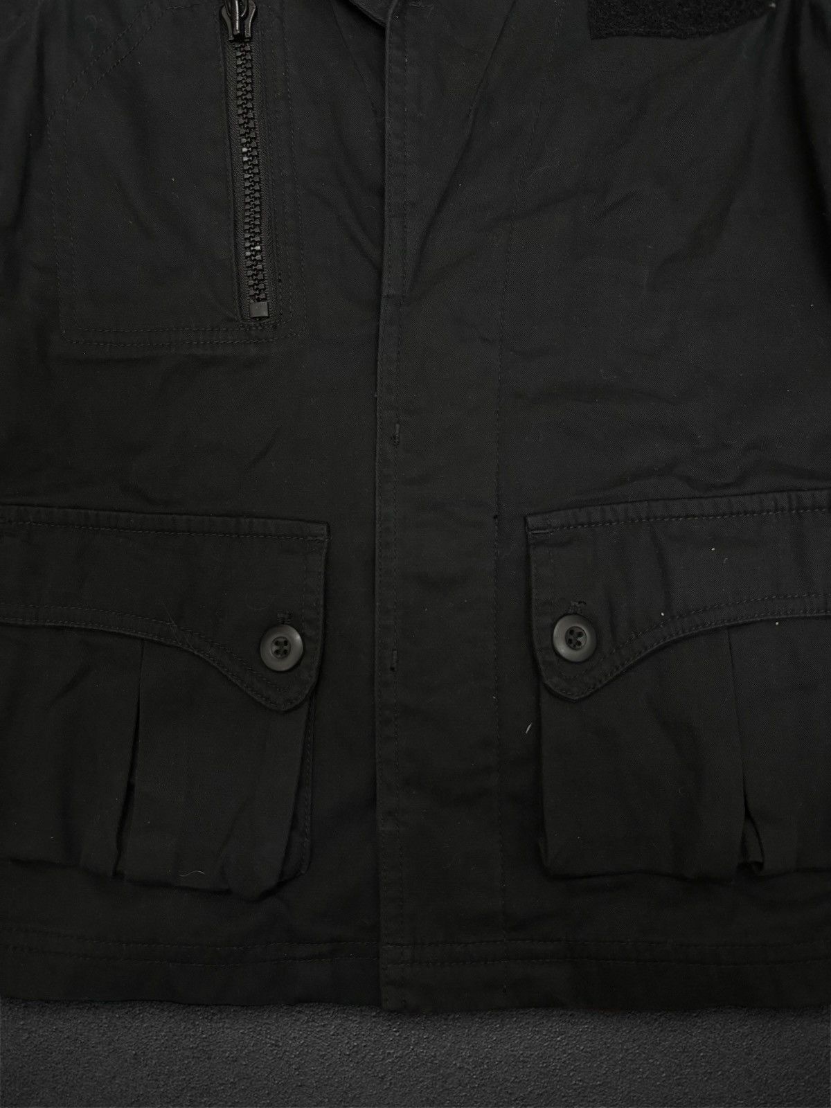 GOA 2000s G.O.A Tactical Black Army Jacket Size US S / EU 44-46 / 1 - 4 Thumbnail