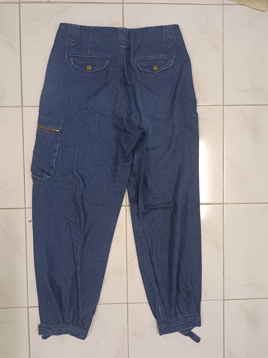 Jean × Yohji Yamamoto Ruck Dam Baggy Jogger Pant Denim Yohji Yamamoto Style Size US 31 - 1 Thumbnail