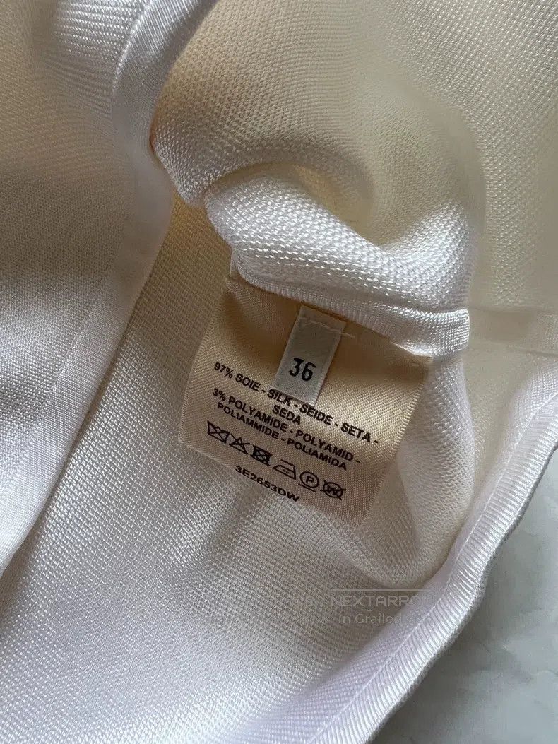 Hermes Hermes Show model white - tight-fitting vest, good for inn Size XS / US 0-2 / IT 36-38 - 3 Thumbnail