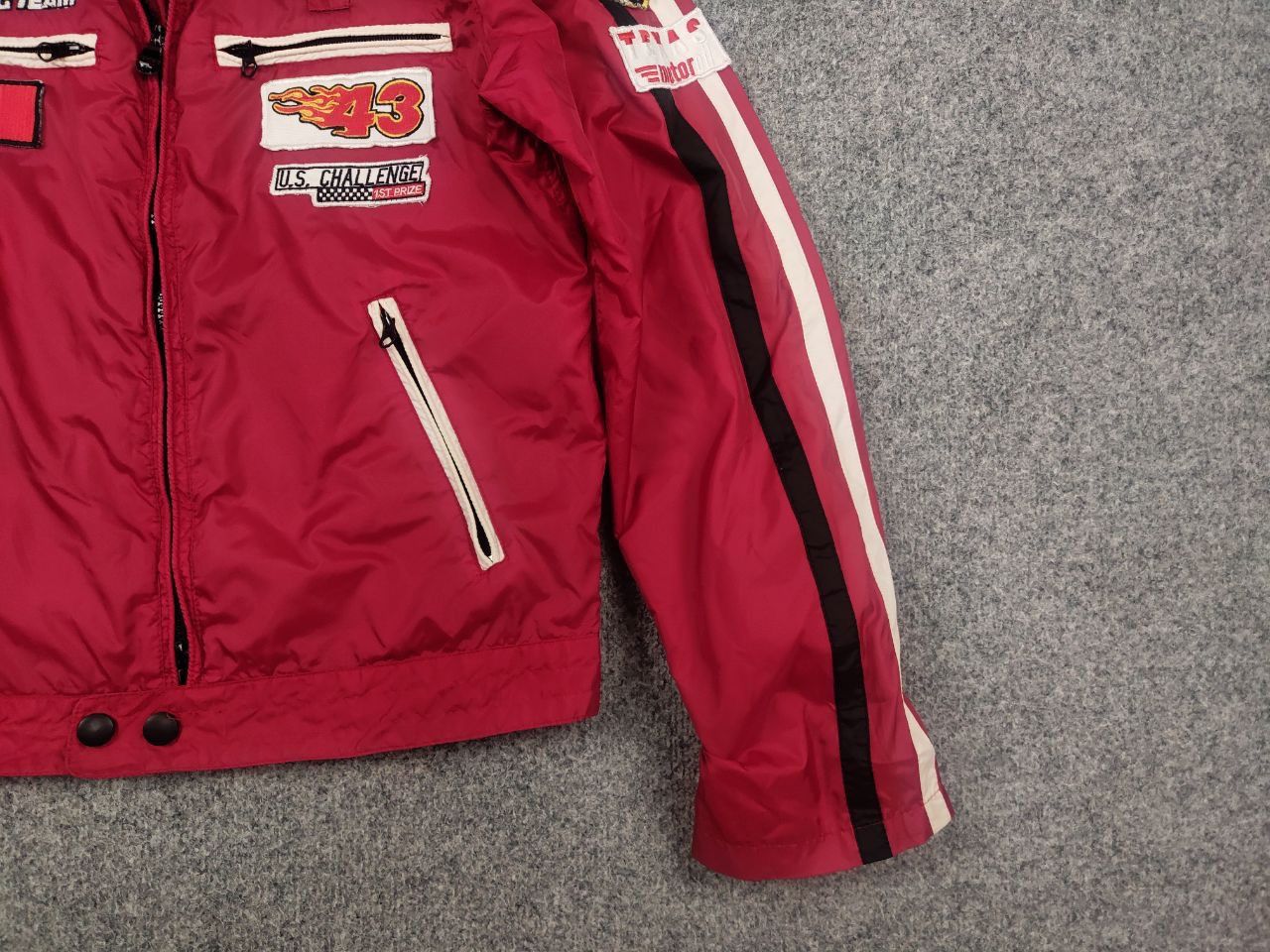 Vintage Morris Jeans Division Logo racing nascar Jacket Y2K