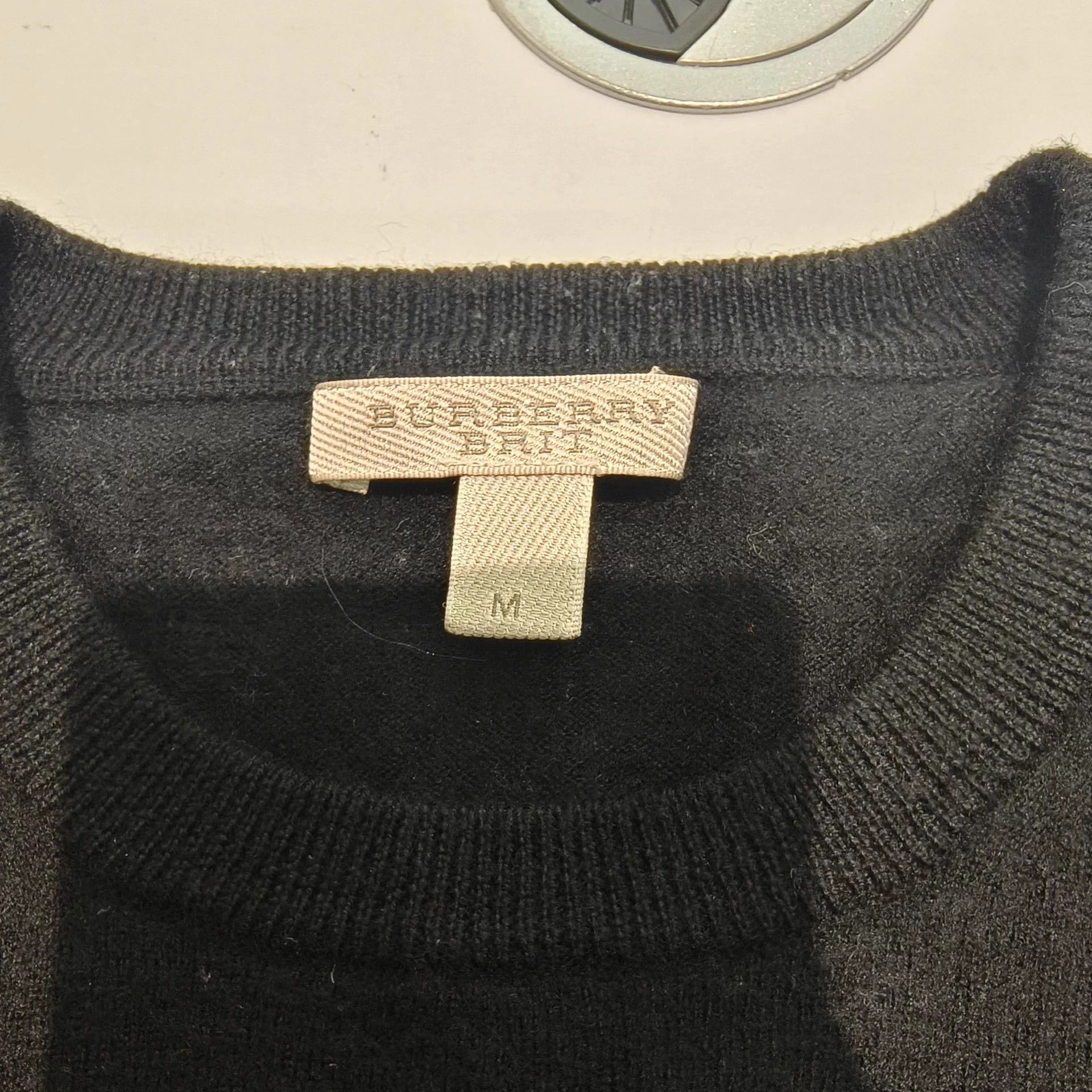 Burberry 99 New Burberry Check Patch Knit Sweater M Size US M / EU 48-50 / 2 - 3 Thumbnail
