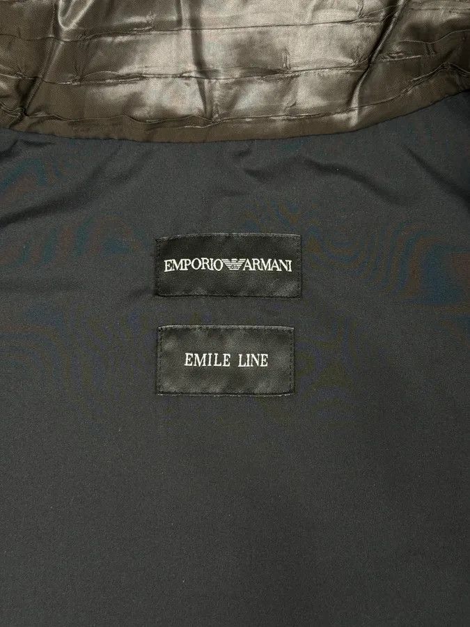 Emporio Armani SS2010 Emporio Armani Brown Satin Crocodile Effect Avant-Garde Vest Size US S / EU 44-46 / 1 - 10 Thumbnail