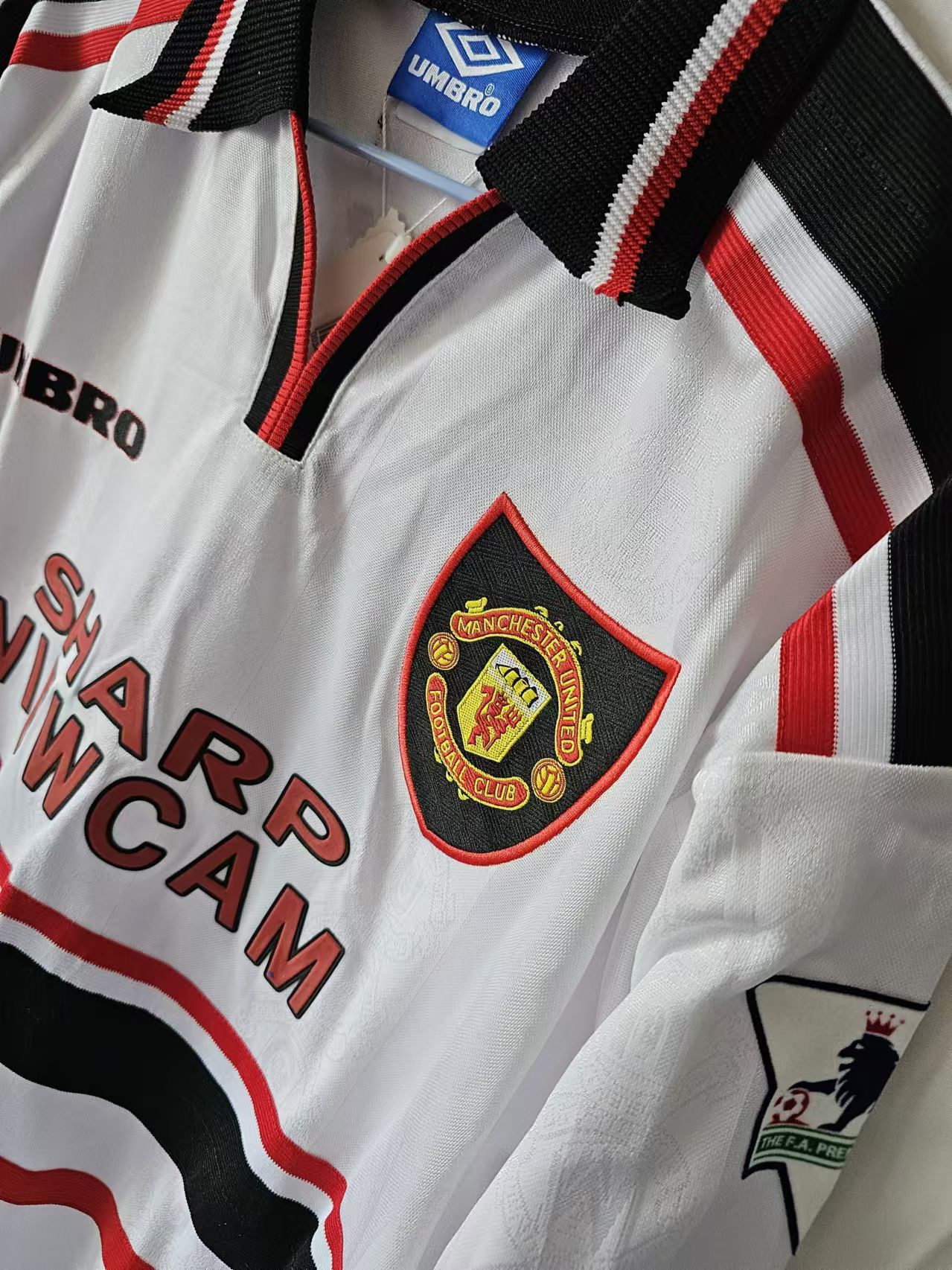 Other 1998 00 Man Utd #20 Solskjaer Jersey Away Size US S / EU 44-46 / 1 - 3 Thumbnail