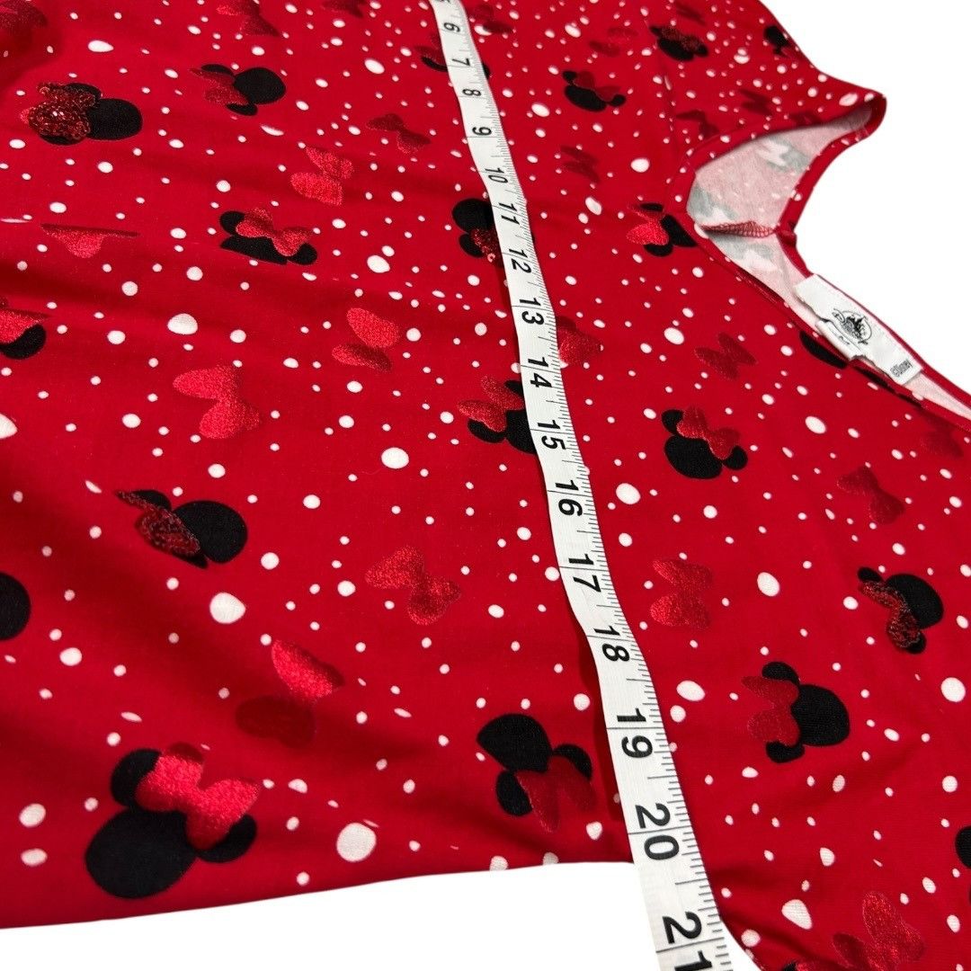 Disney NWOT Disney Parks Minnie Mouse Red Polka Dot Tie Front - Shi Size M / US 6-8 / IT 42-44 - 6 Thumbnail