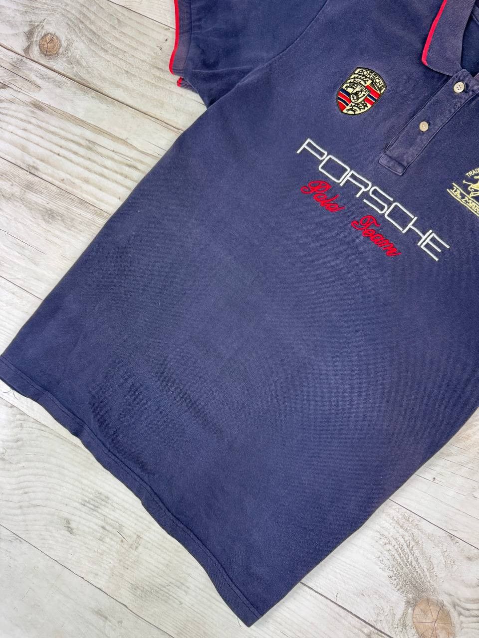La Martina LA MARTINA PORSCHE POLO TEAM SHIRT CHIEF KEEF STYLE Faded Size US XXL / EU 58 / 5 - 5 Thumbnail