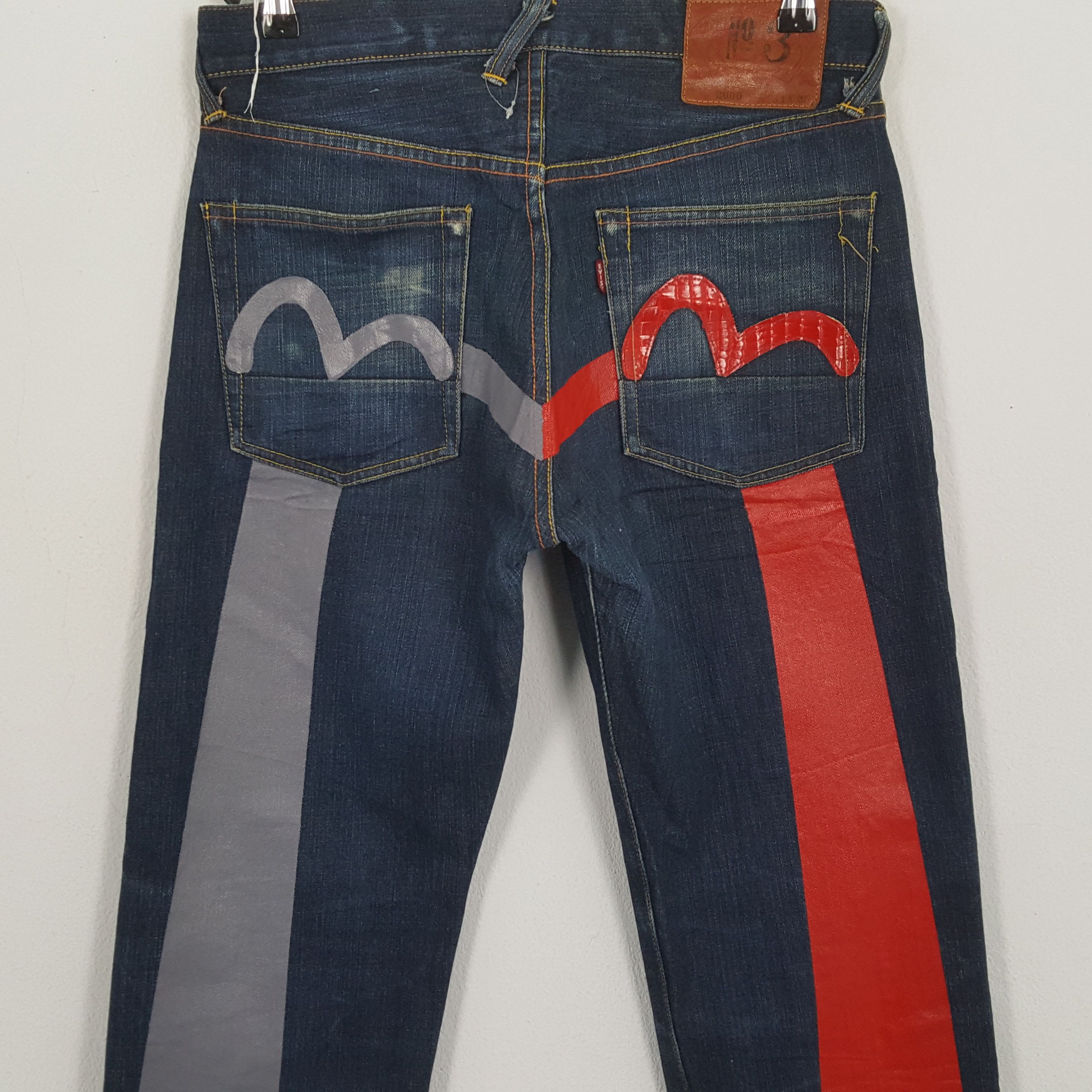 Evisu EVISU Japanese Brand Streetwear Custom Daicock Jeans Size US 29 - 2 Thumbnail