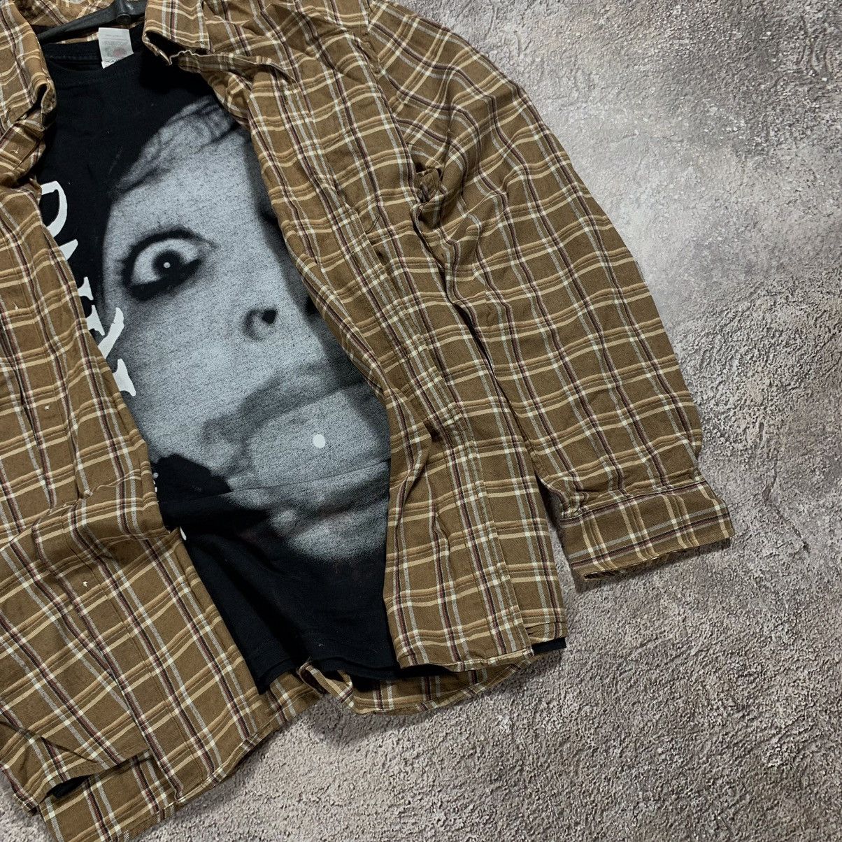 Vintage Vintage 90s Plaid Shirt Graphic Print Grunge Streetwear XL Size US XL / EU 56 / 4 - 4 Thumbnail