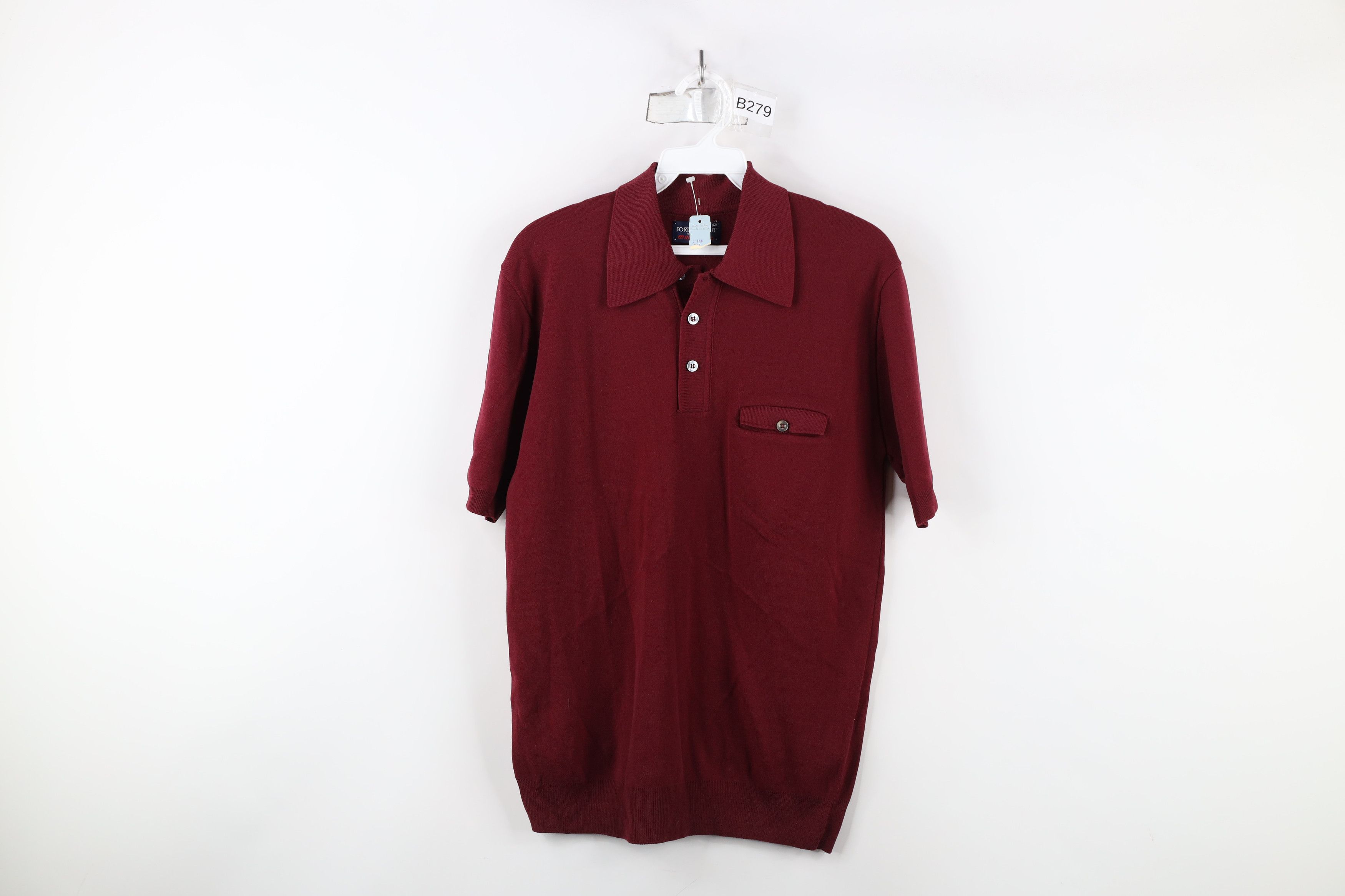 Vintage Deadstock Vintage 60s 70s Streetwear Pullover Polo Shirt Size US M / EU 48-50 / 2 - 1 Thumbnail
