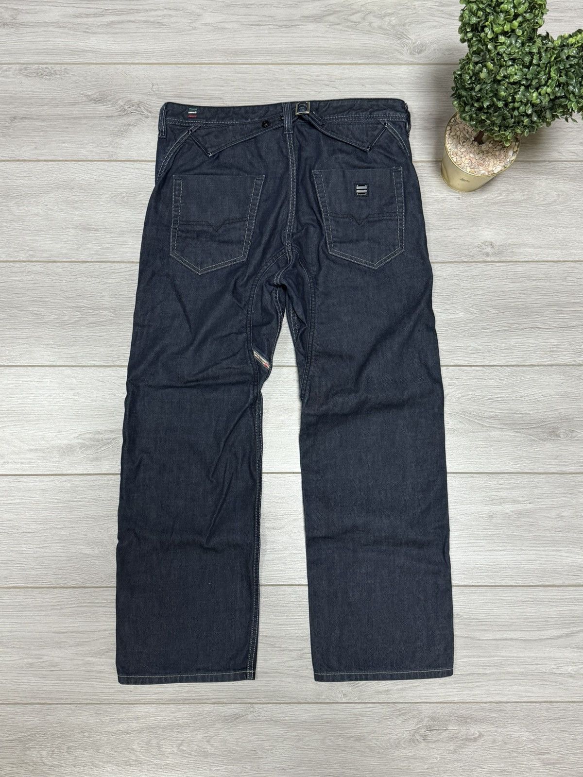 Diesel Diesel pheyo denim wide leg jeans pants Size US 34 / EU 50 - 2 Thumbnail