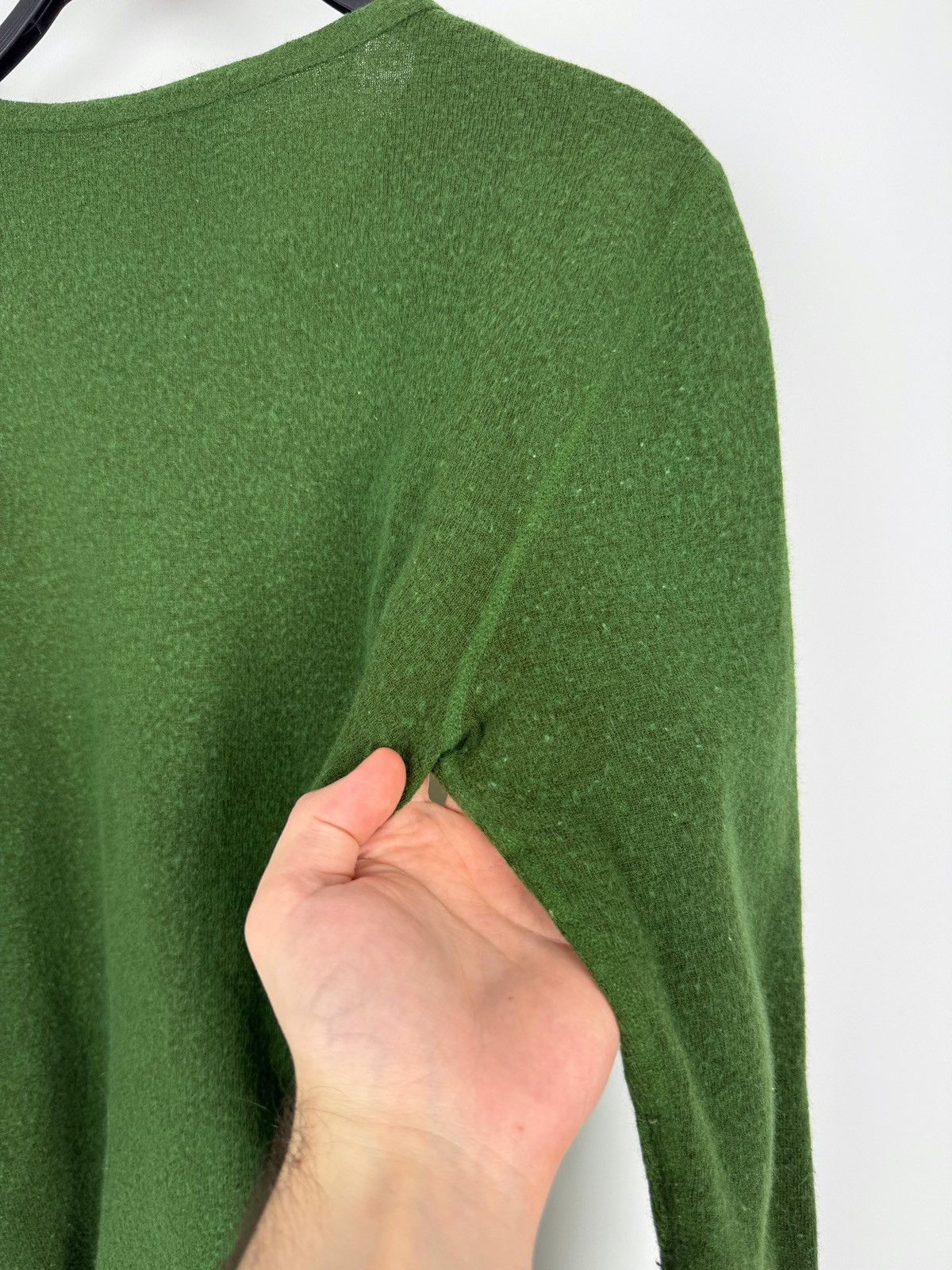Vintage 1970s Vintage Angoraba Green Wool Blend Thermal Undershirt Size US S / EU 44-46 / 1 - 7 Thumbnail