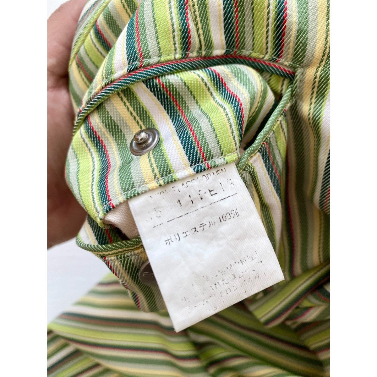 Japanese Brand × PPFM PPFM polyester striped pants Size US 29 - 9 Thumbnail
