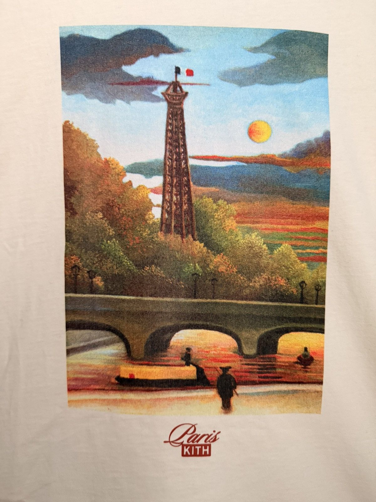 Kith Kith Paris Eiffel Painting Tee - Sandrift Size US L / EU 52-54 / 3 - 4 Thumbnail