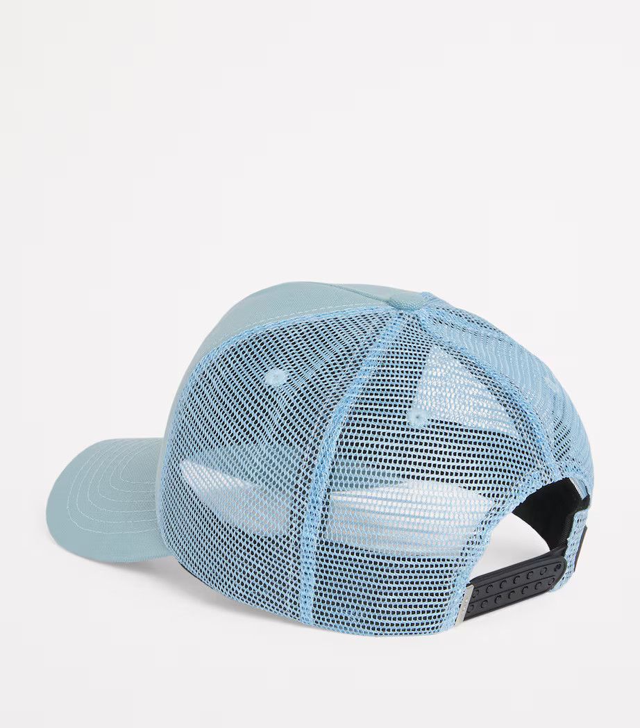 Amiri o1orln0426 Size: OS / Jazz Wolf Trucker Hat / Cap in Blue Size ONE SIZE - 3 Thumbnail