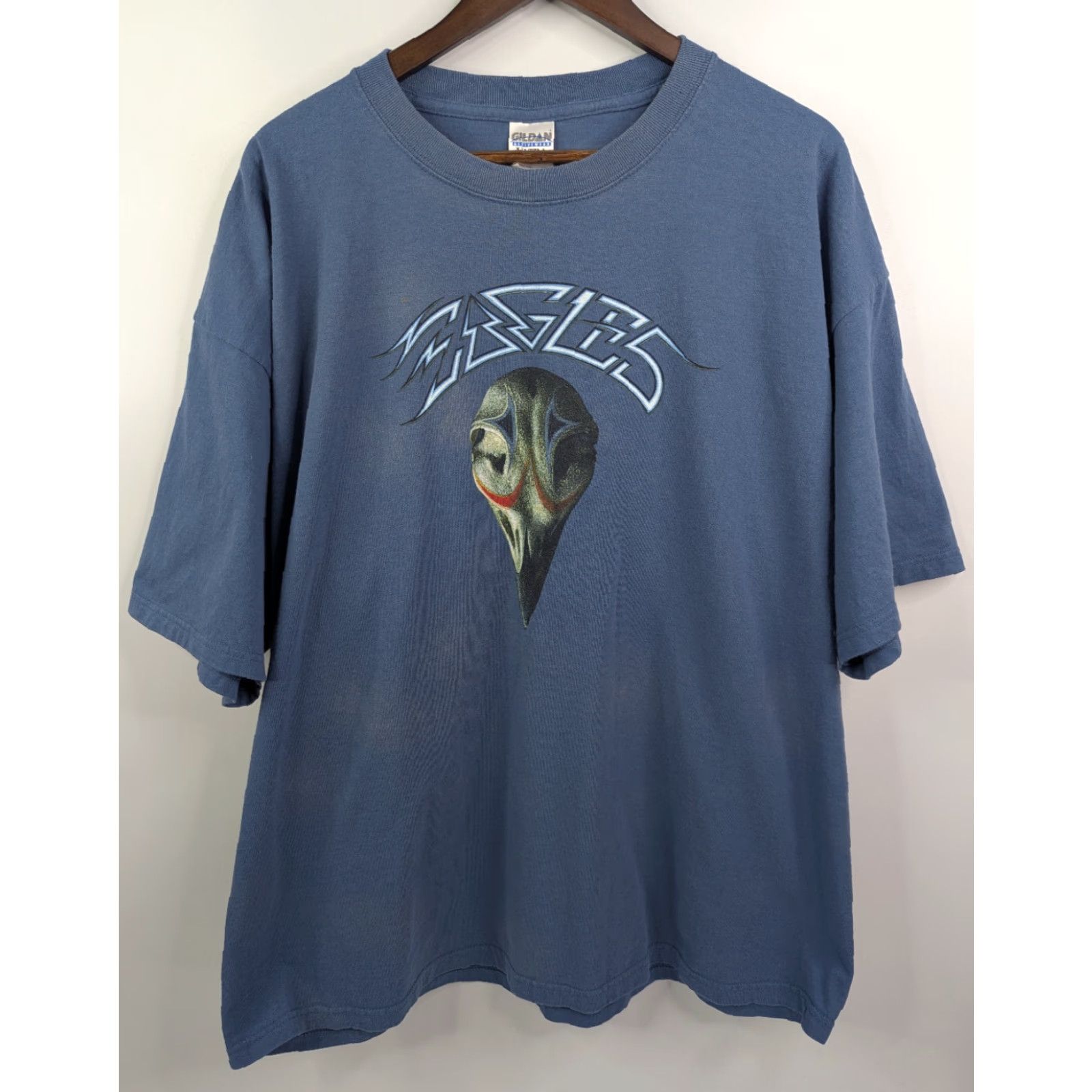 Gildan VINTAGE Eagles 2003 Farewell Tour Double-Sided Blue T-Shirt 2XL Mens Size US XXL / EU 58 / 5 - 4 Thumbnail