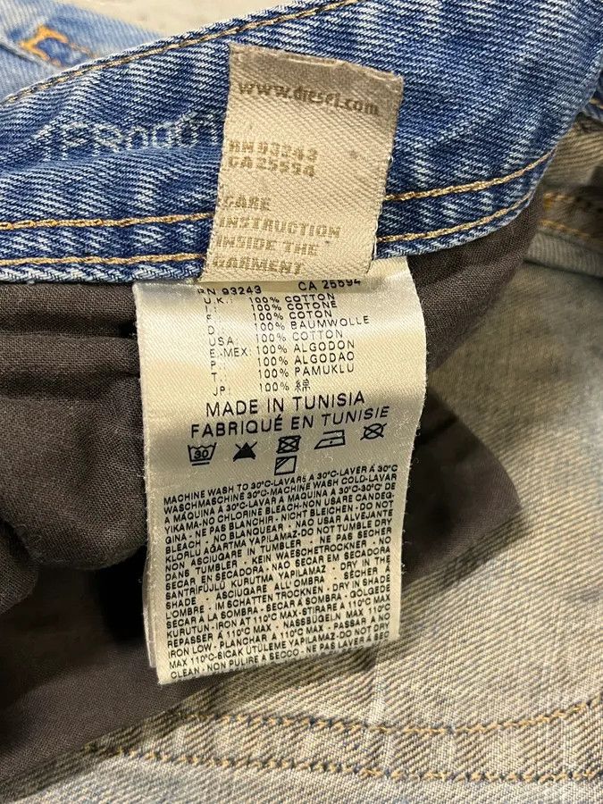 Diesel 2000s Diesel Blue Faded Denim Jeans Size US 30 / EU 46 - 13 Thumbnail