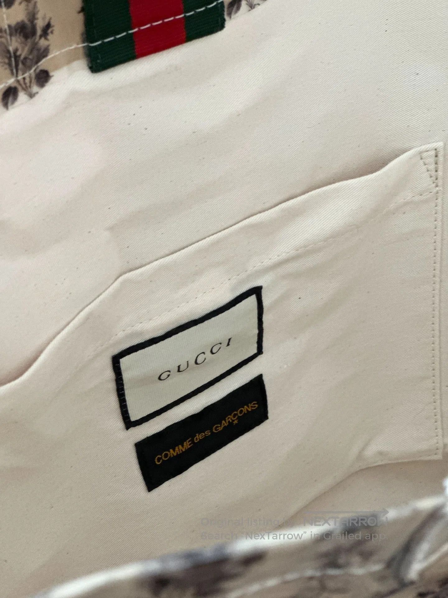 Comme des Garcons CDG x Gucci Limited Edition Tote Bag. Size ONE SIZE - 7 Thumbnail