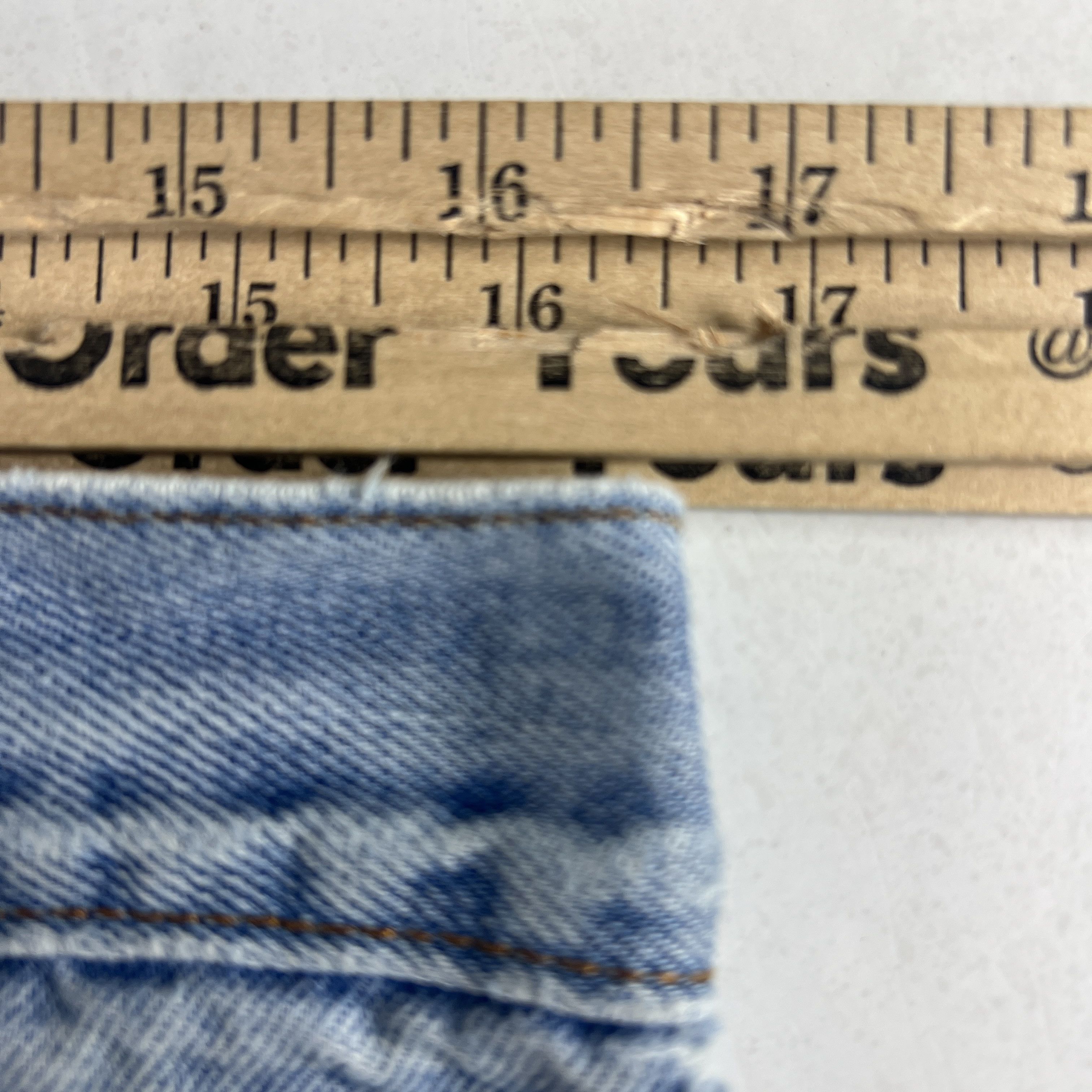 Levi's × Vintage Y2K Levi's Jeans 505 Straight Blue Faded Grunge Cotton Denim Size US 33 - 25 Thumbnail