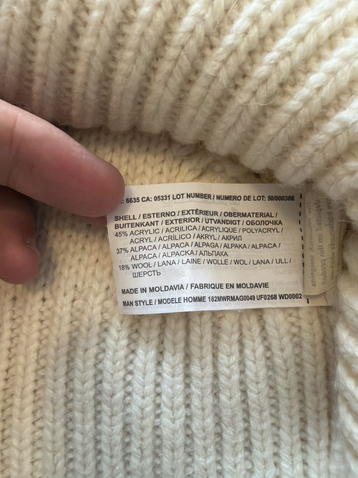 Aime Leon Dore × Woolrich Woolen Mills Wool fisherman Sweater FW ‘18 Size US XL / EU 56 / 4 - 5 Thumbnail