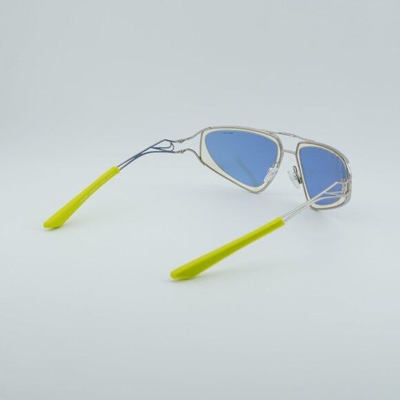 Nike NIKE VEIL EV24048 041 Sunglasses Silver Geometric Frame Size ONE SIZE - 5 Thumbnail
