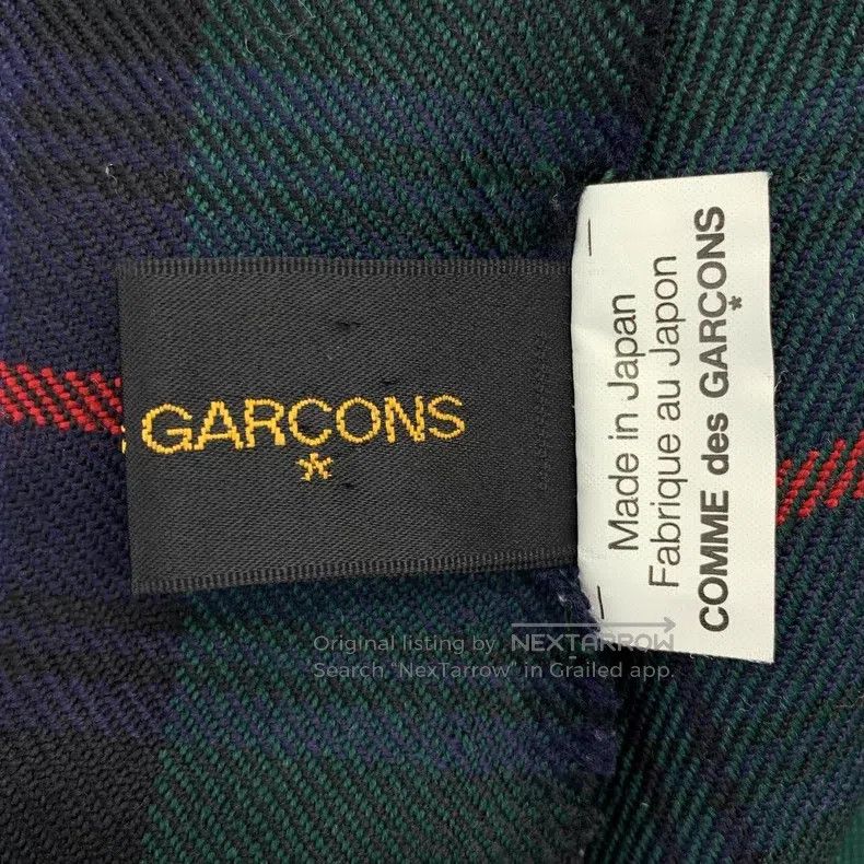 Comme des Garcons Comme Des Garcons Plaid Short Round Neck Jacket Size S / US 4 / IT 40 - 7 Thumbnail