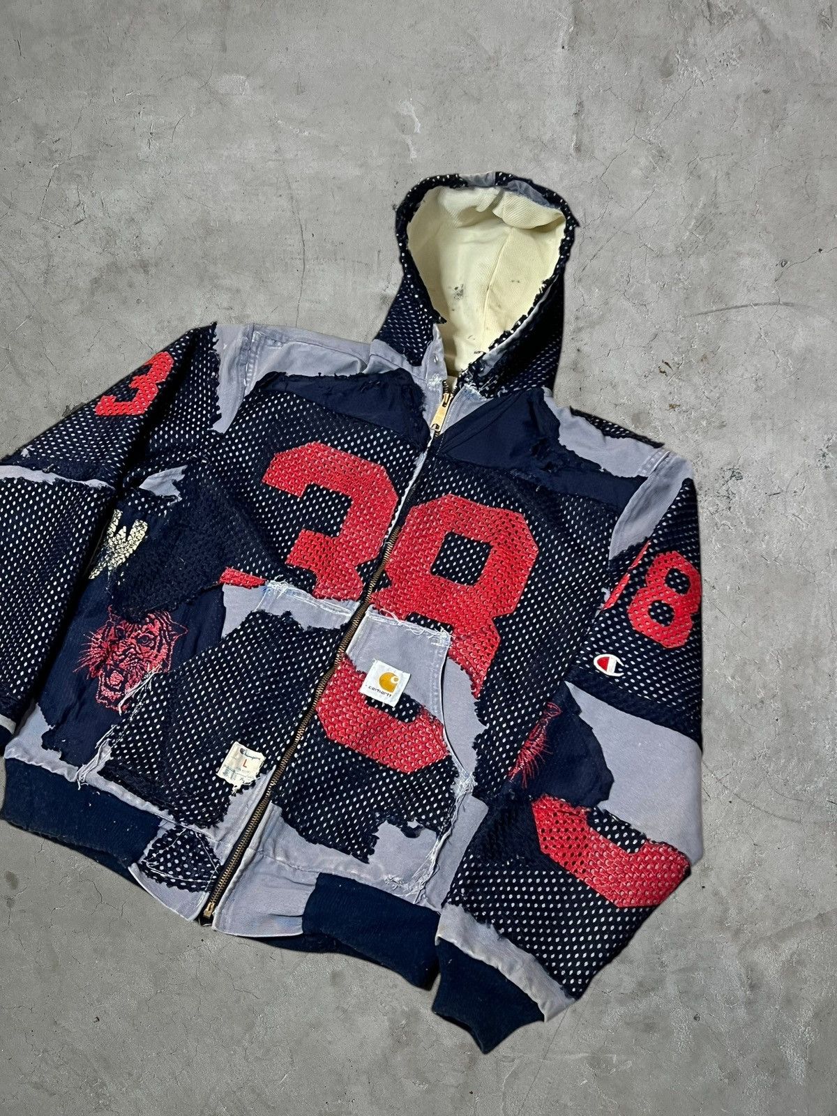 Vintage Reworked Jersey Carhartt Jacket Size US M / EU 48-50 / 2 - 3 Thumbnail