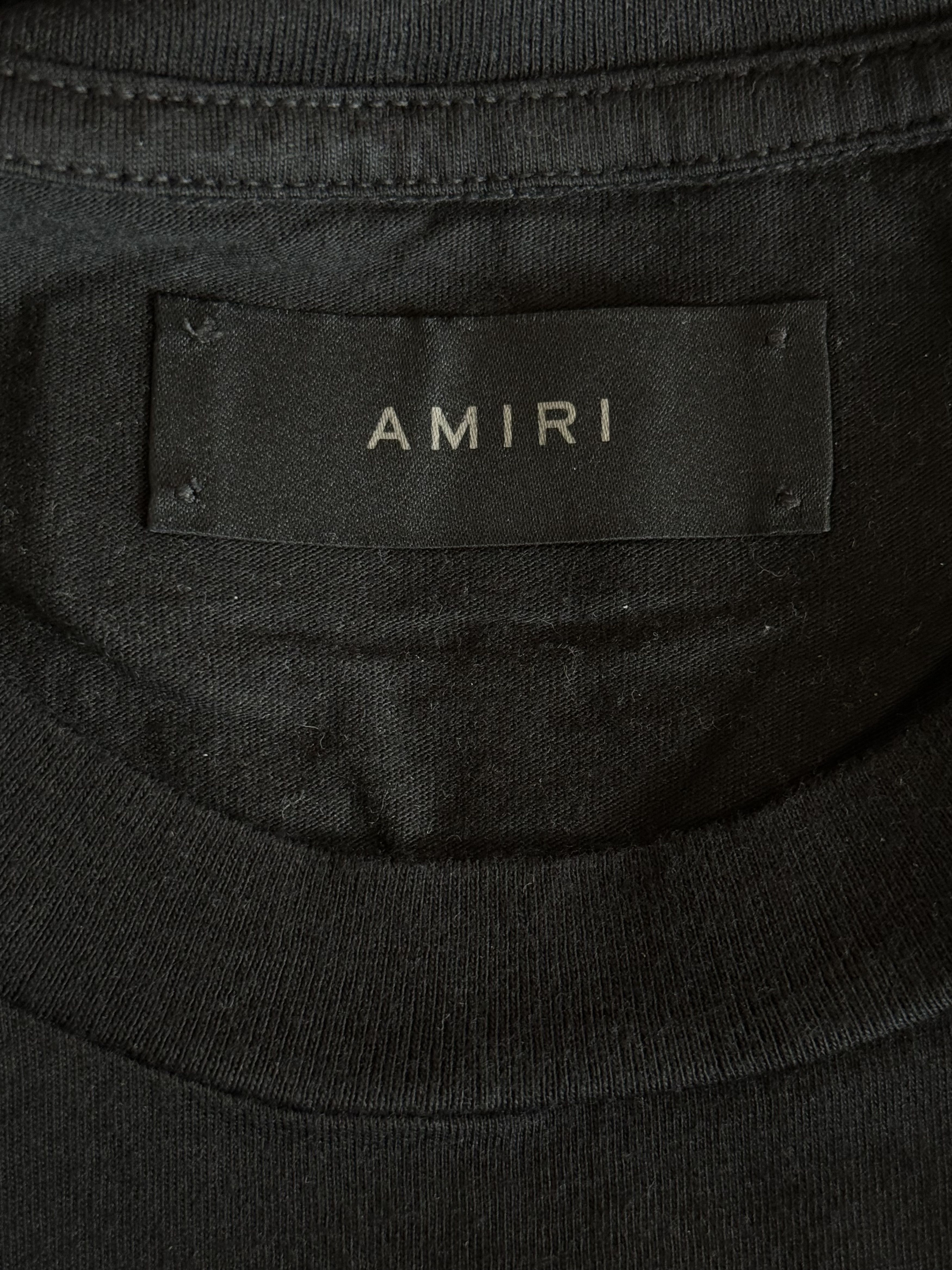 Amiri Amiri Black & Rainbow Logo T-Shirt Size US L / EU 52-54 / 3 - 3 Thumbnail