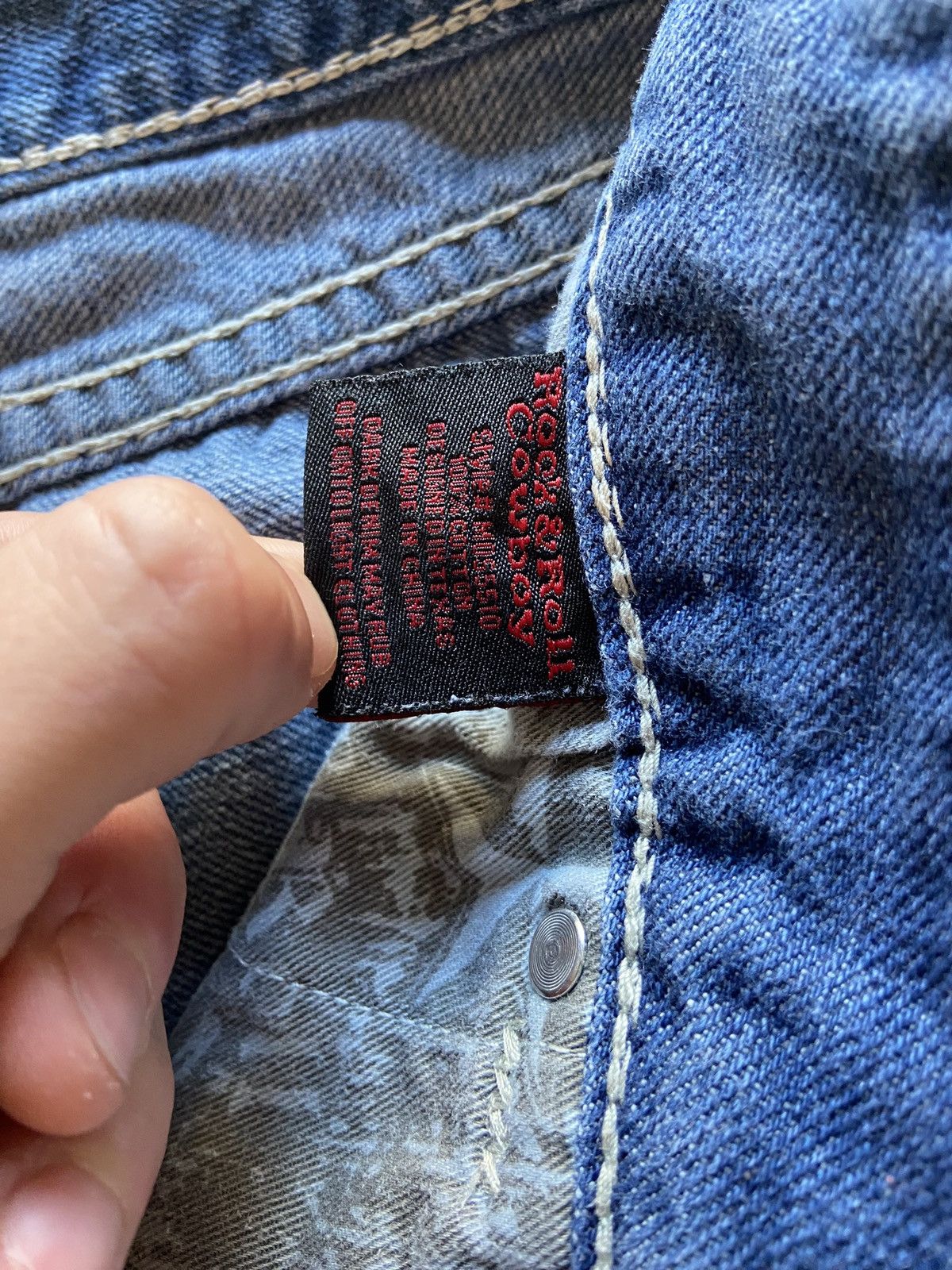 Other Rock & Roll Cowboys Denim Relaxed Boot Cut Jeans Size US 32 / EU 48 - 8 Thumbnail