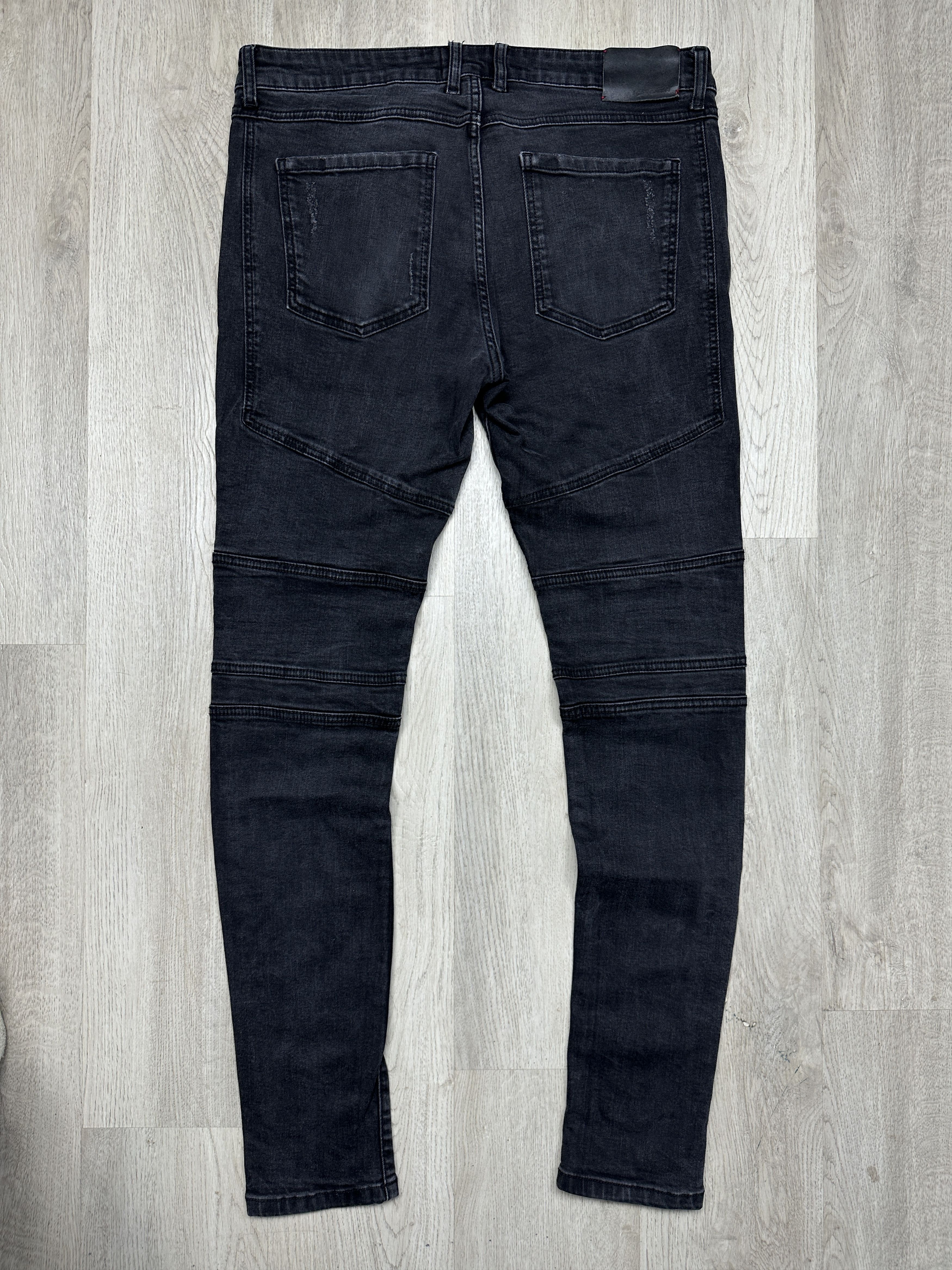 Represent Clo. Represent Mens Biker Denim Pants Jeans Size US 36 / EU 52 - 6 Thumbnail