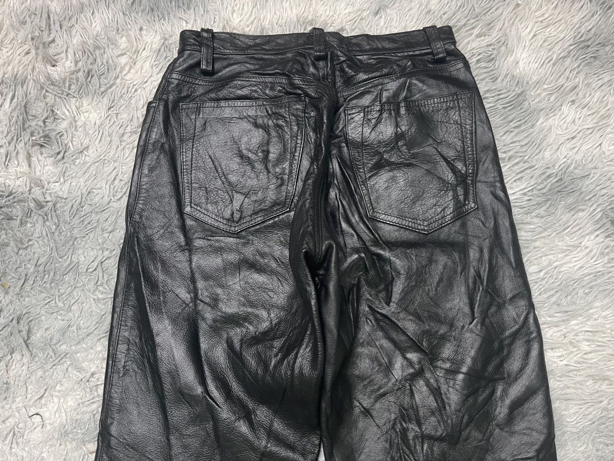 Johnbull 80s JOHNBULL LEATHER PANT TALON ZIPPER Size US 28 / EU 44 - 14 Thumbnail