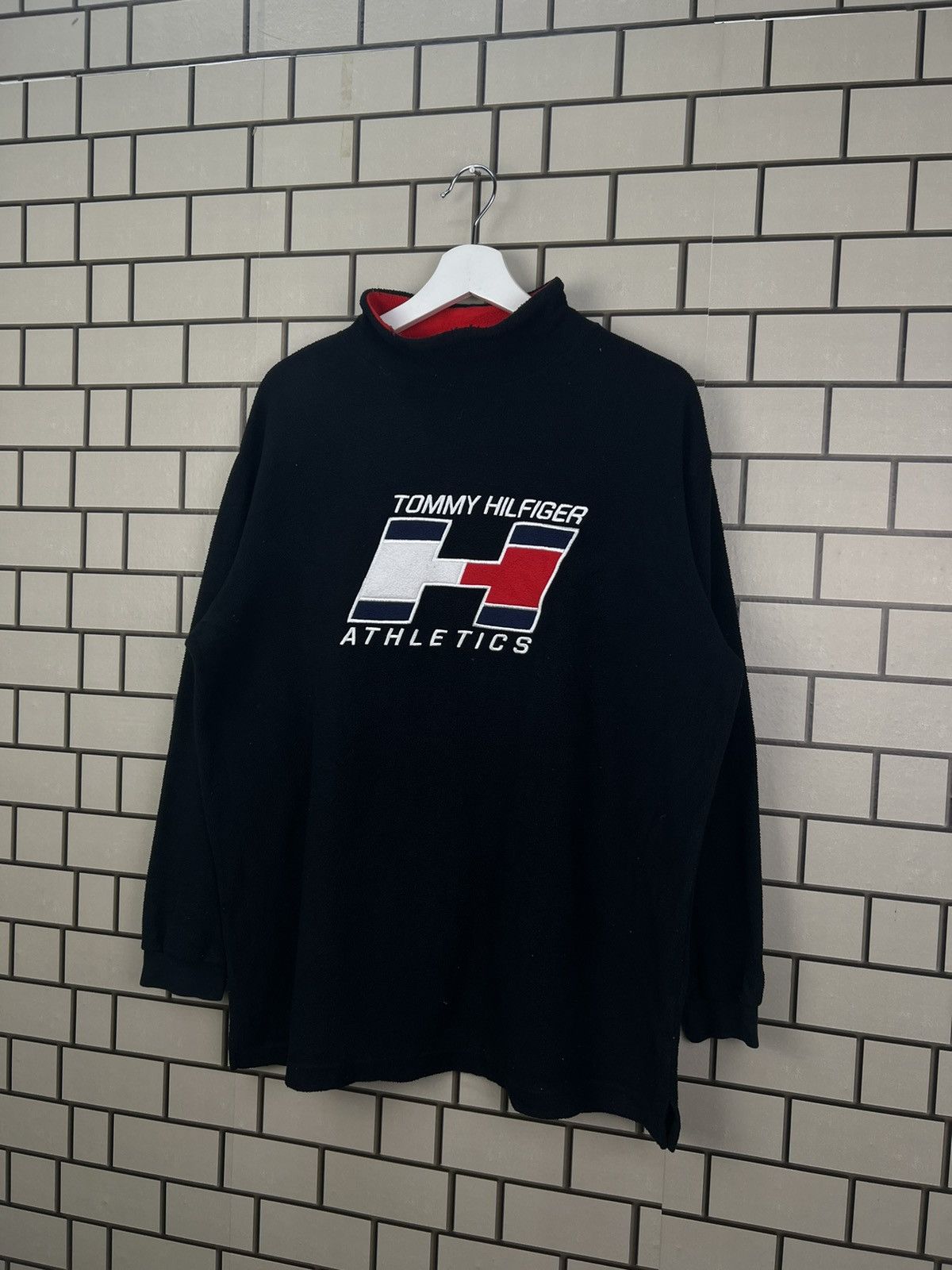 Tommy Hilfiger Tommy Hilfinger Athletic Spellout Logo Fleece Jacket Size US M / EU 48-50 / 2 - 3 Thumbnail