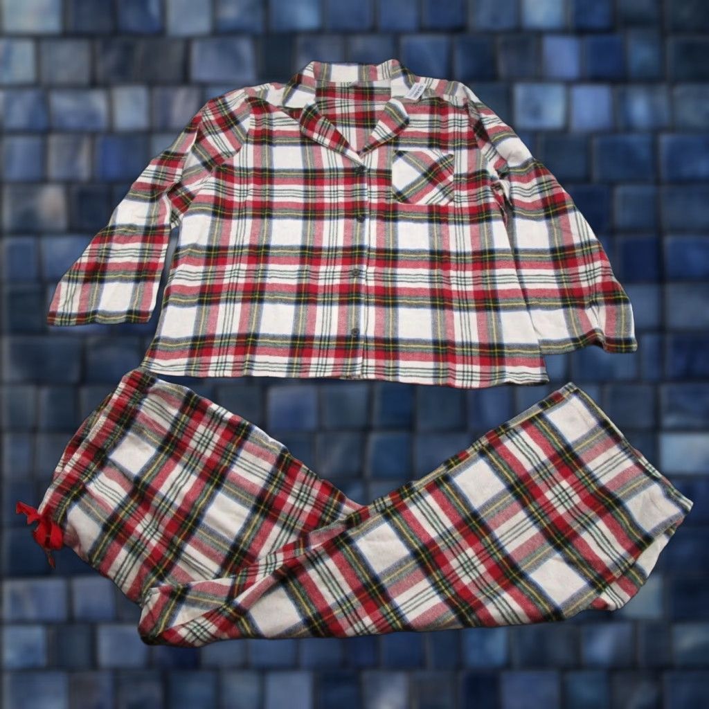 Old Navy VINTAGE Old Navy Plaid Flannel Pajama Set Pants Shirt Women's 2XL NEW Size XXL / US 16-18 / IT 52-54 - 1 Thumbnail
