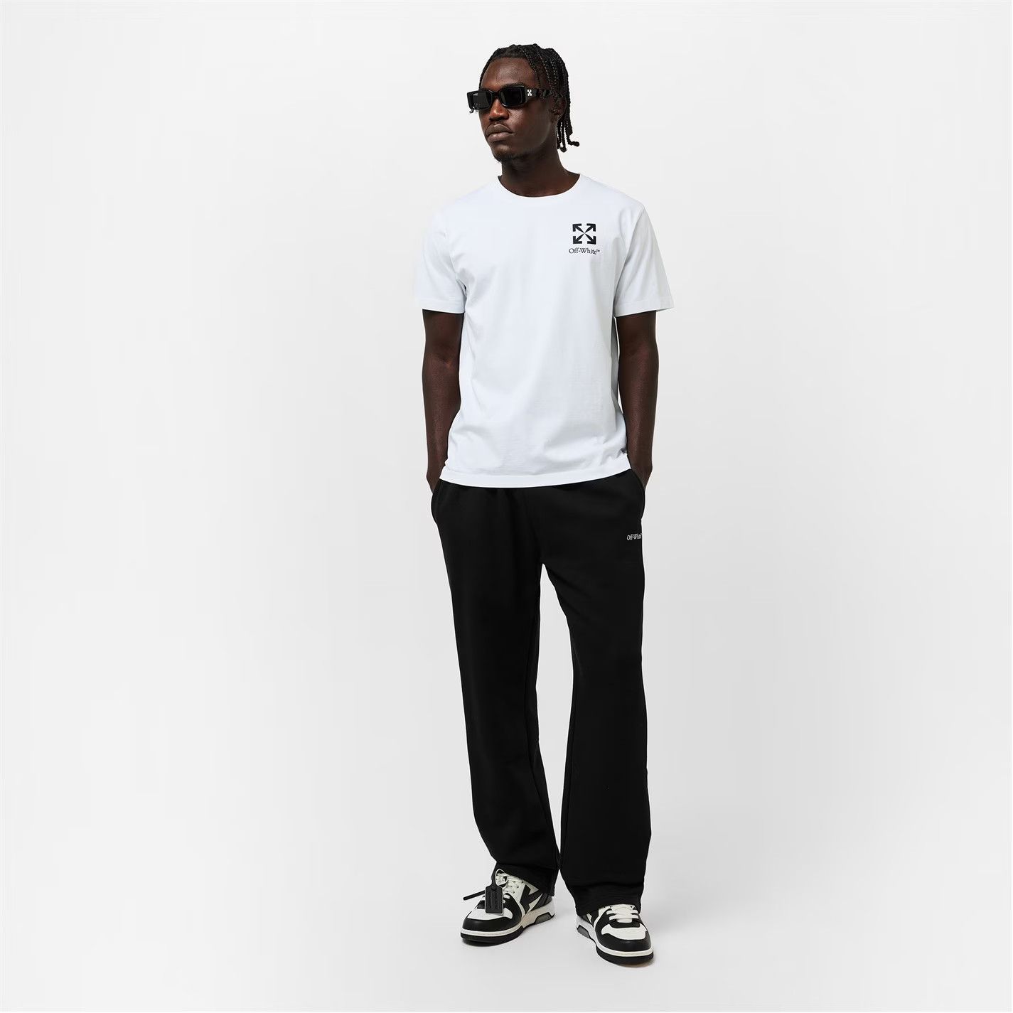 Off-White o1g2r1mq0226 Arrow Fleece Closed Sweatpants & Joggers Black Size US 36 / EU 52 - 6 Thumbnail