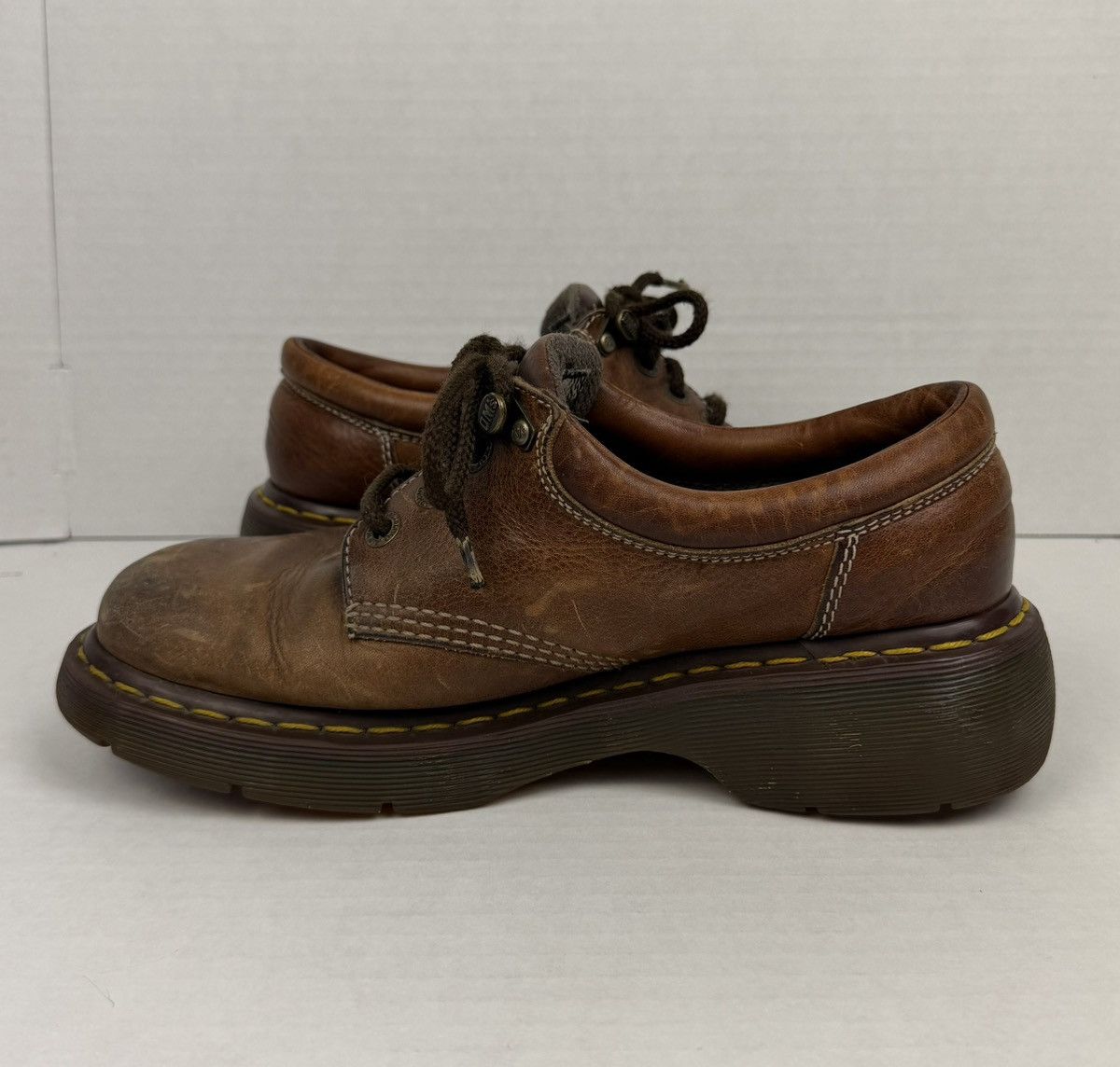 Dr. Martens Dr Martens 3A80 Lace Up Chunky Sole Gibson Oxford 3-Eye Y2K Size US 9 / EU 42 - 7 Thumbnail