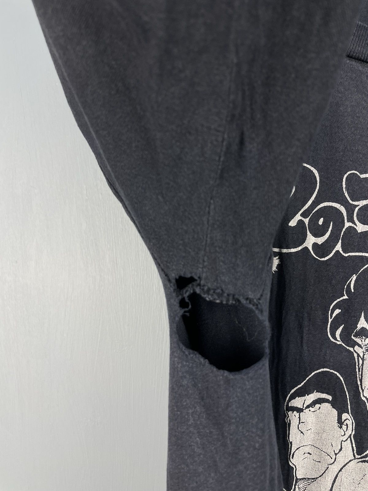 Japanese Brand Vintage 90s 1.2 Sansiro Japanese Anime distressed tee Size US L / EU 52-54 / 3 - 7 Thumbnail