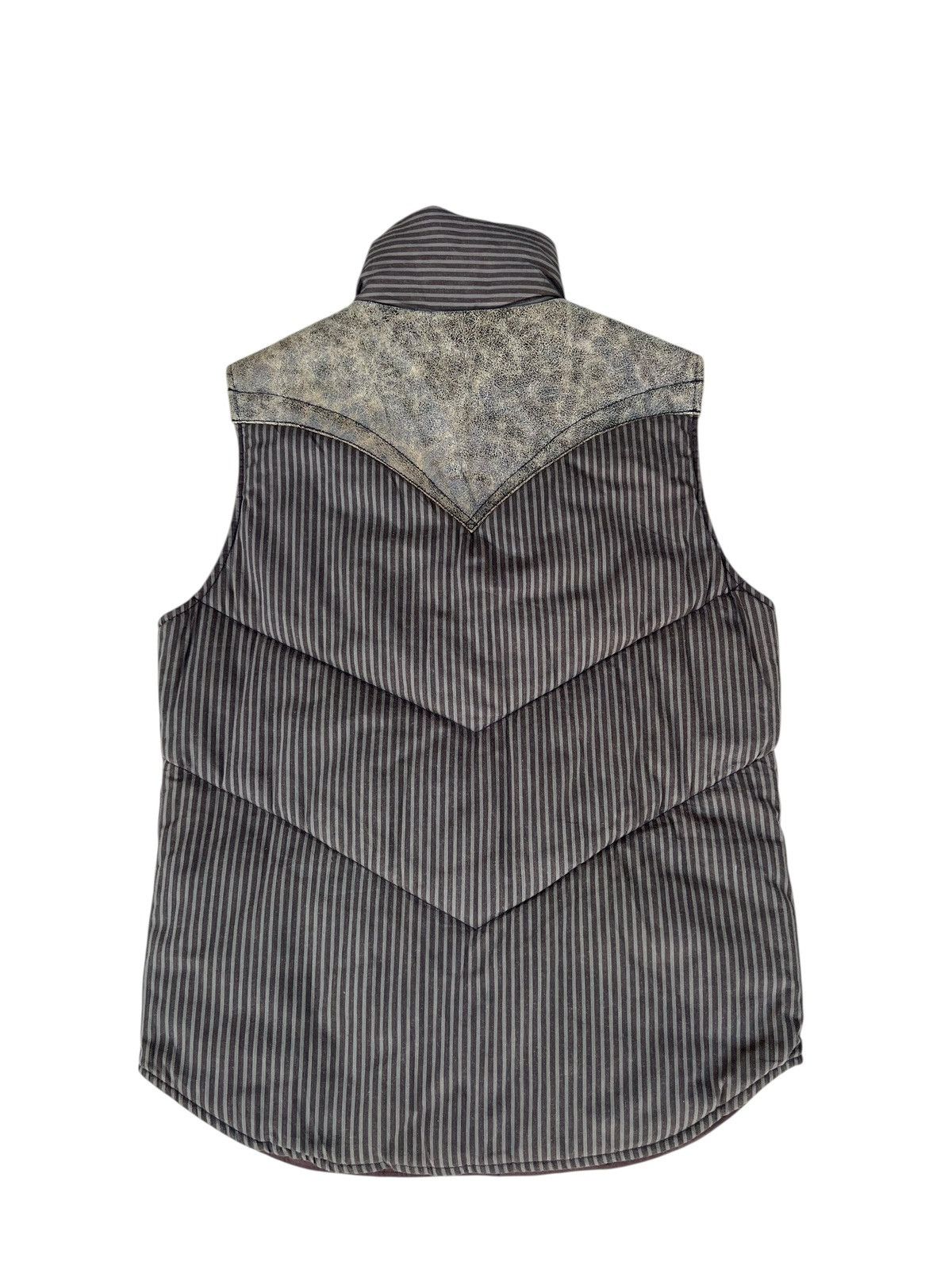 Levi's Vintage 2003 Levi’s Redloop Waxed Hybrid Leather puffer Vest Size US M / EU 48-50 / 2 - 14 Thumbnail