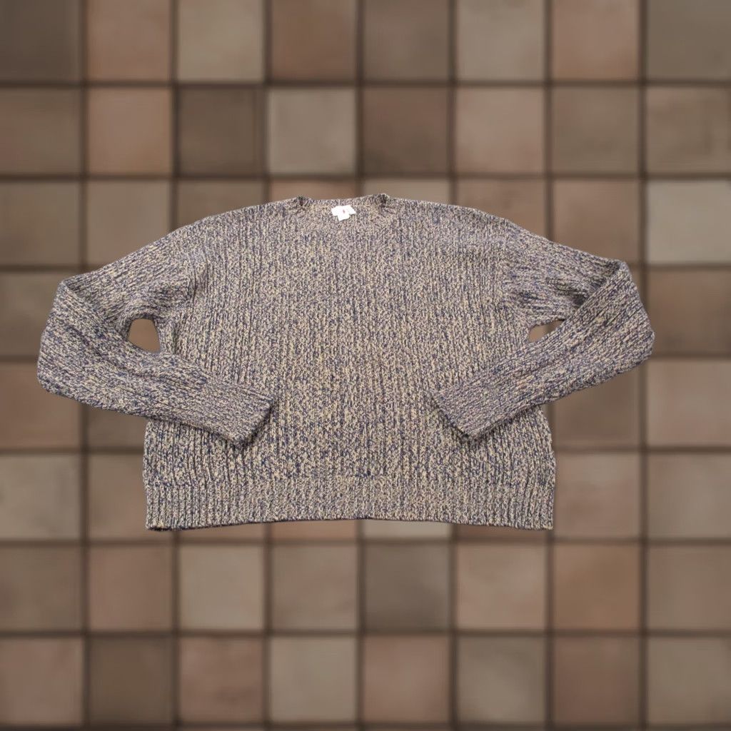 J.Crew VINTAGE J.CREW Sweater Mens L Gray Oarsman Pullover Ribbed Soft Preppy Crew Neck Knit Pullover Casual All Seasons Lightweight 90s Mens Size US L / EU 52-54 / 3 - 1 Thumbnail