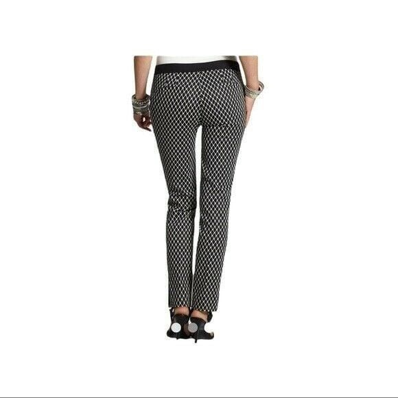 Other Chico's 2 Pants Black White Diamond Cropped Ankle 12 Size 34" / US 12 / IT 48 - 10 Thumbnail