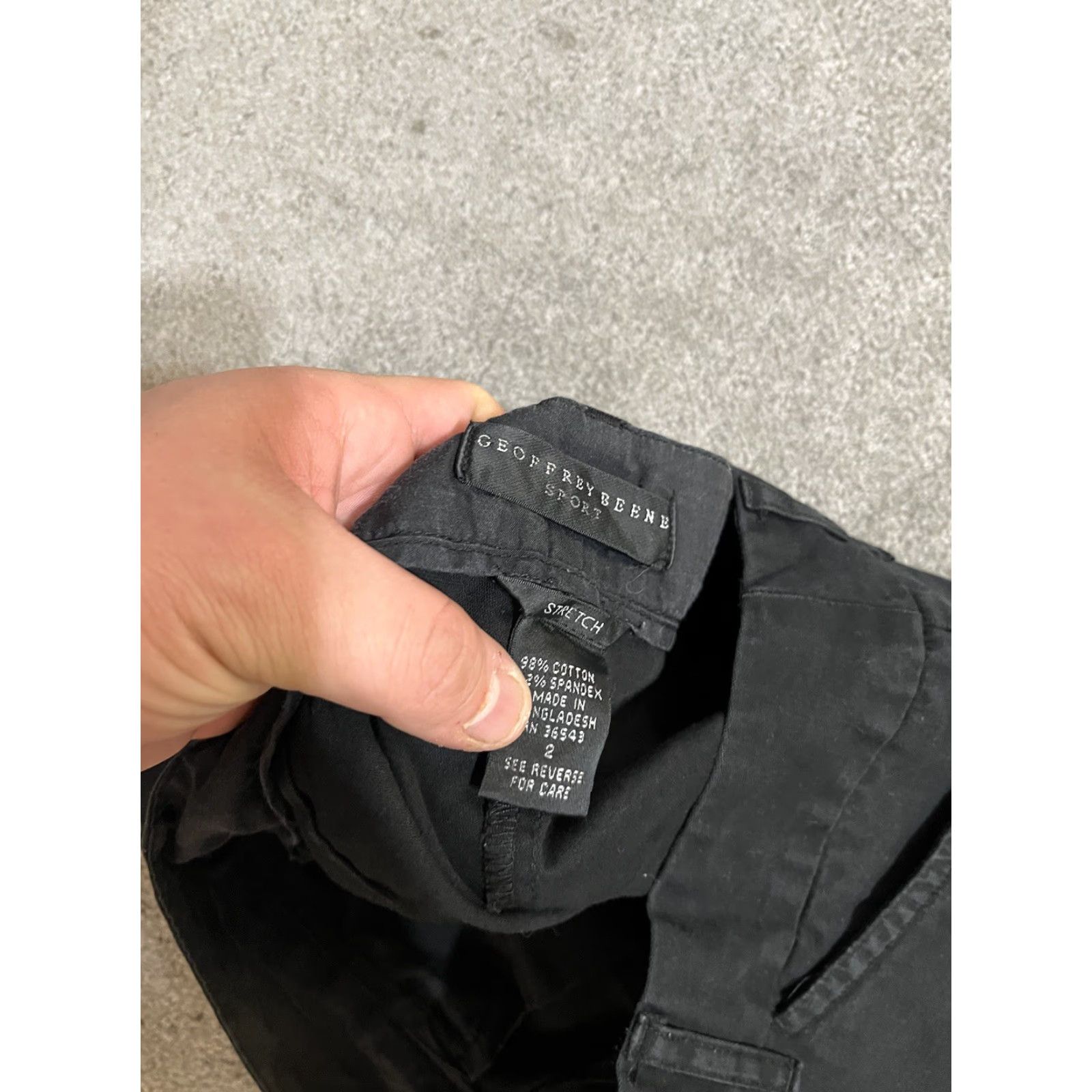 Geoffrey Beene Geoffrey Beene Sport Black Flat Front Bermuda Shorts Size 2 Size US 4.5 / IT 34.5 - 4 Thumbnail