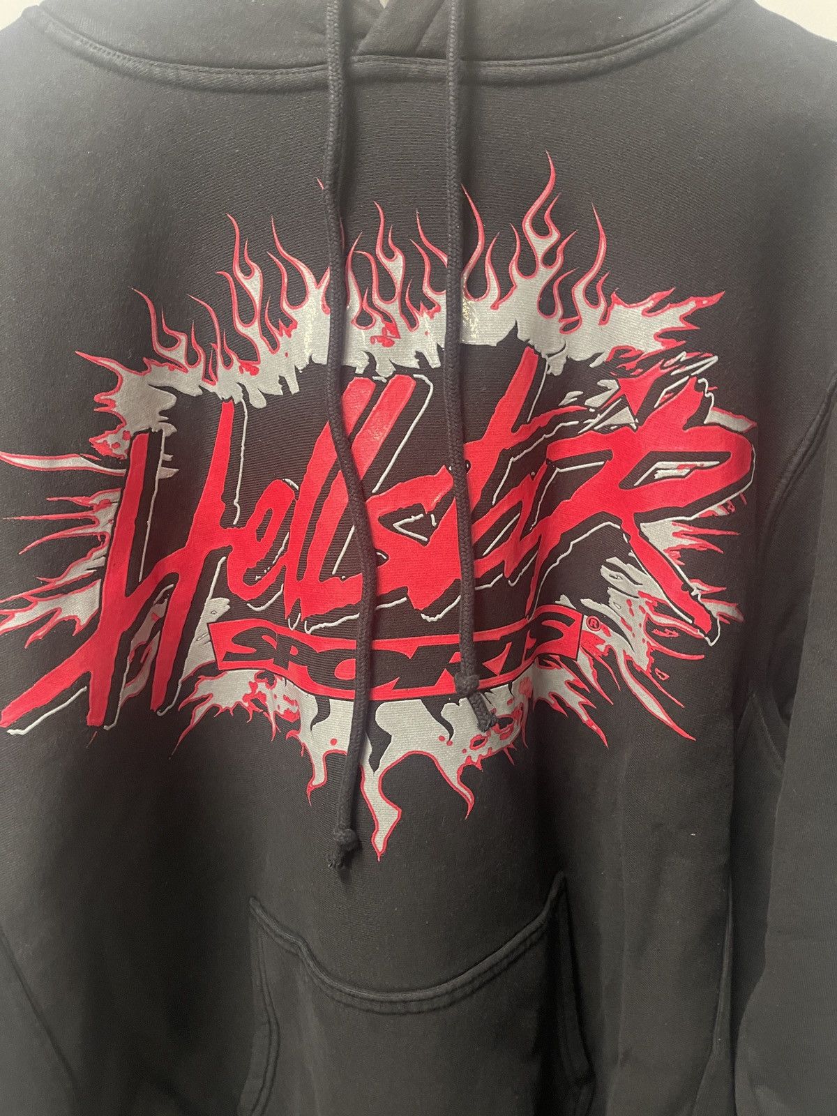 HELLSTAR Hellstar Sports Future Flame Hoodie 'Black' Size US M / EU 48-50 / 2 - 4 Thumbnail