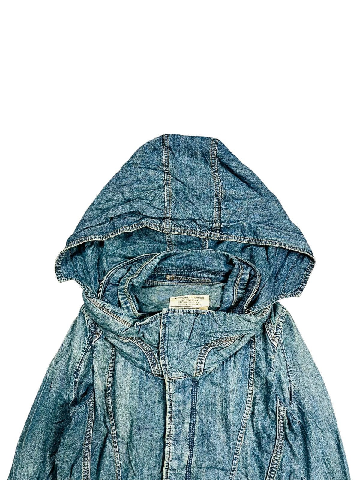If Six Was Nine 2000s G.O.A - Cyber Apocalypse Bono Denim Jacket Size US M / EU 48-50 / 2 - 8 Thumbnail