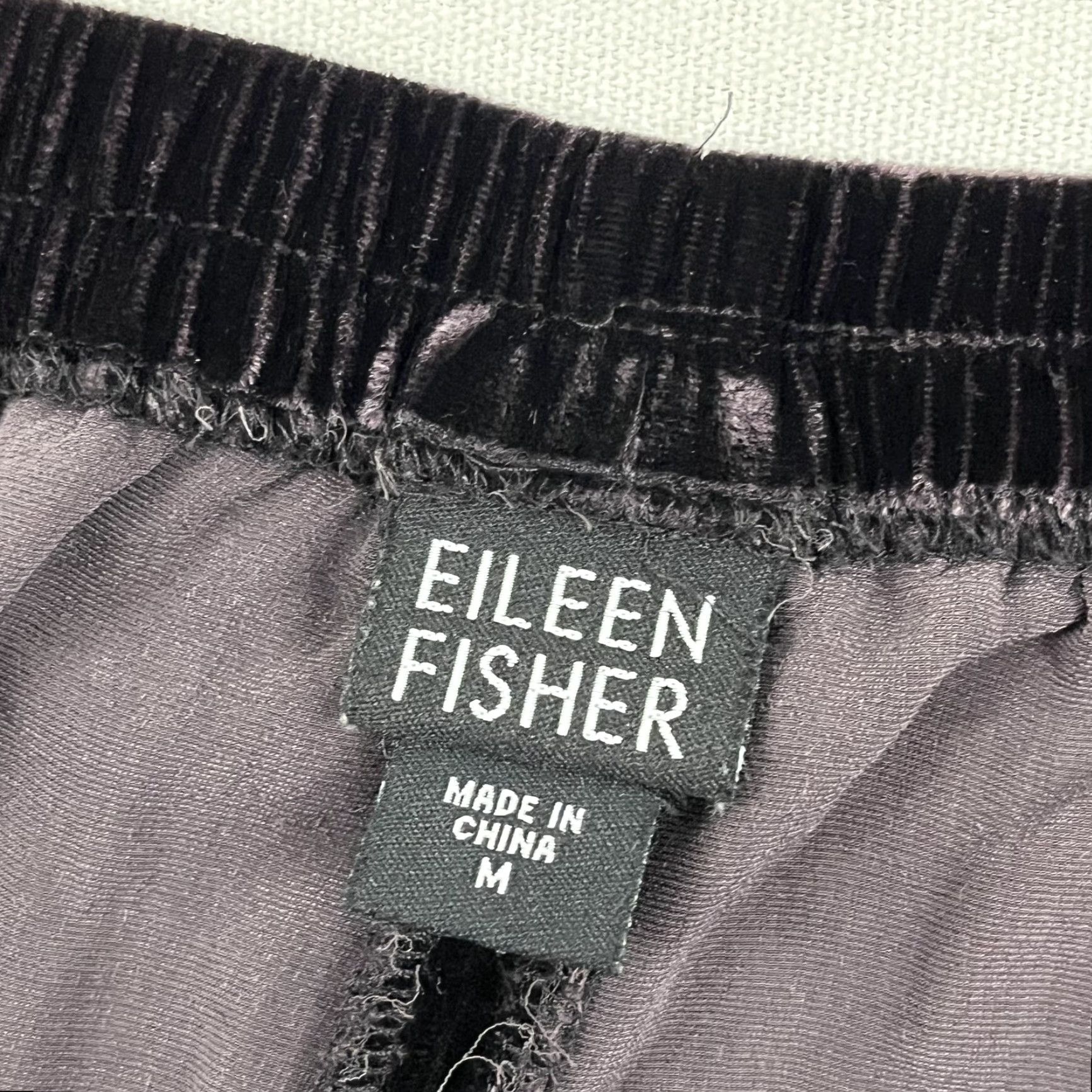 Eileen Fisher Eileen Fisher Pants Womens Medium Brown Velvet Ankle Maternity Elastic Lounge Pants Velvet Ankle Brown Womens M Medium Elastic Lounge Size 32" / US 10 / IT 46 - 2 Thumbnail