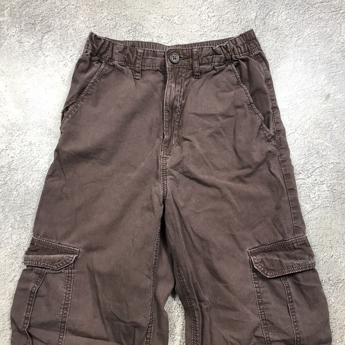 Japanese Brand VINTAGE CARGO PANTS FLARED PARACHUTE SPRING JAPAN 90S Size 24" / US 00 / IT 34 - 5 Thumbnail