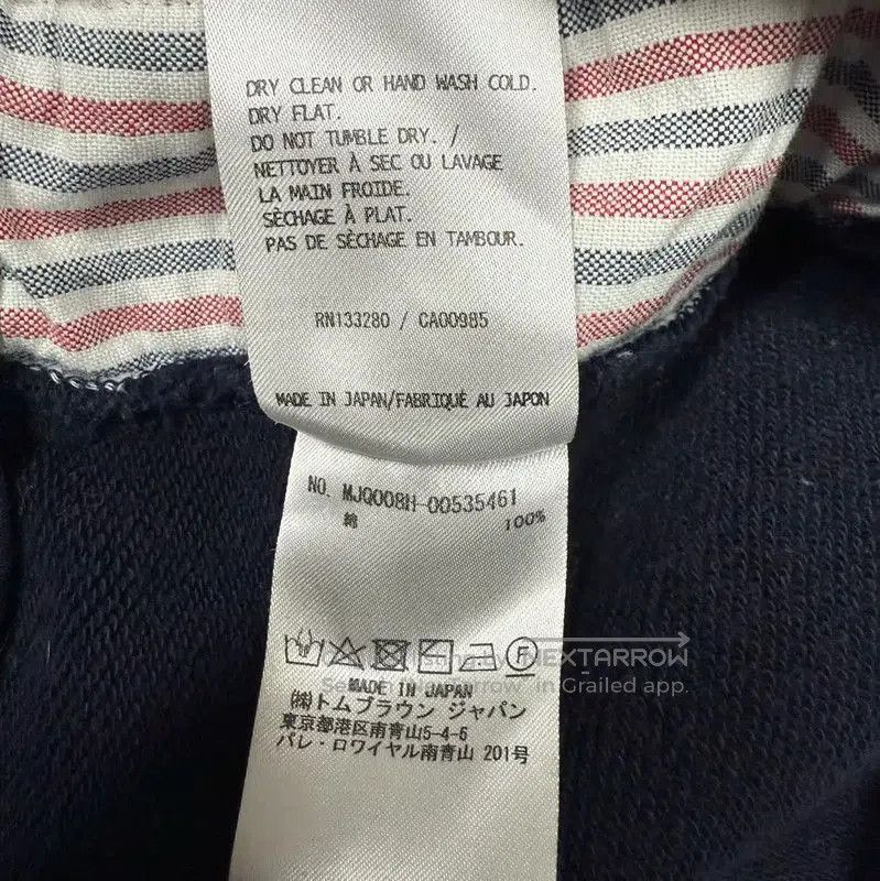 Thom Browne Thom Browne Casual Navy Cotton Trousers . Size US 26 / EU 42 - 9 Thumbnail