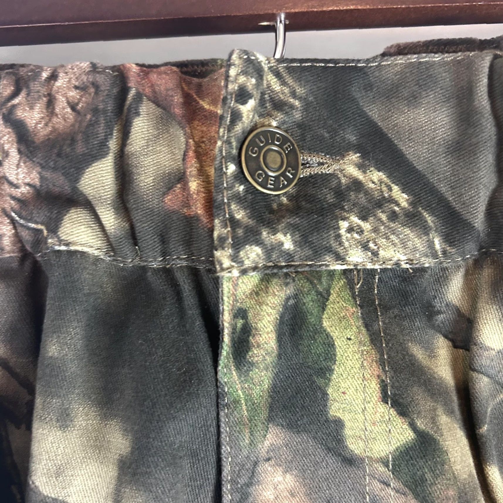 Vintage Guide Gear Pants Mens Large Camouflage Mossy Oak Camo Hunting Outdoor Cargo Size US 33 - 4 Thumbnail