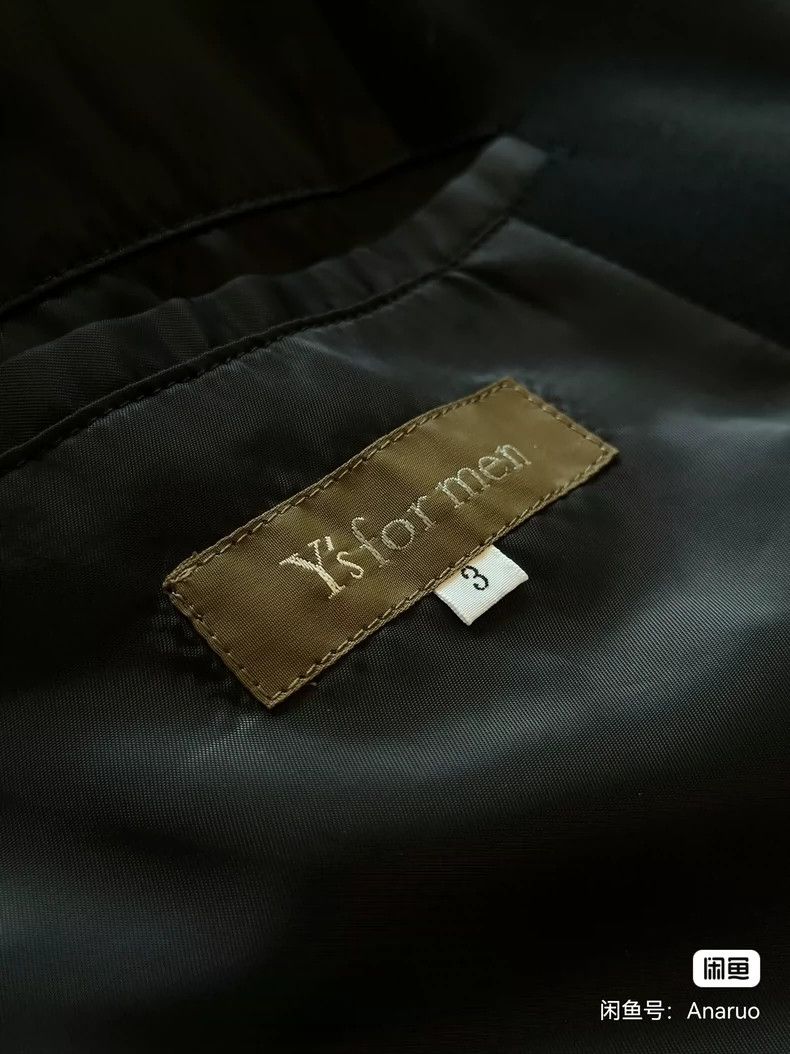 Yohji Yamamoto yohji yamamoto00 AW zip-up jacket with cowhide collar jacke Size US L / EU 52-54 / 3 - 6 Thumbnail