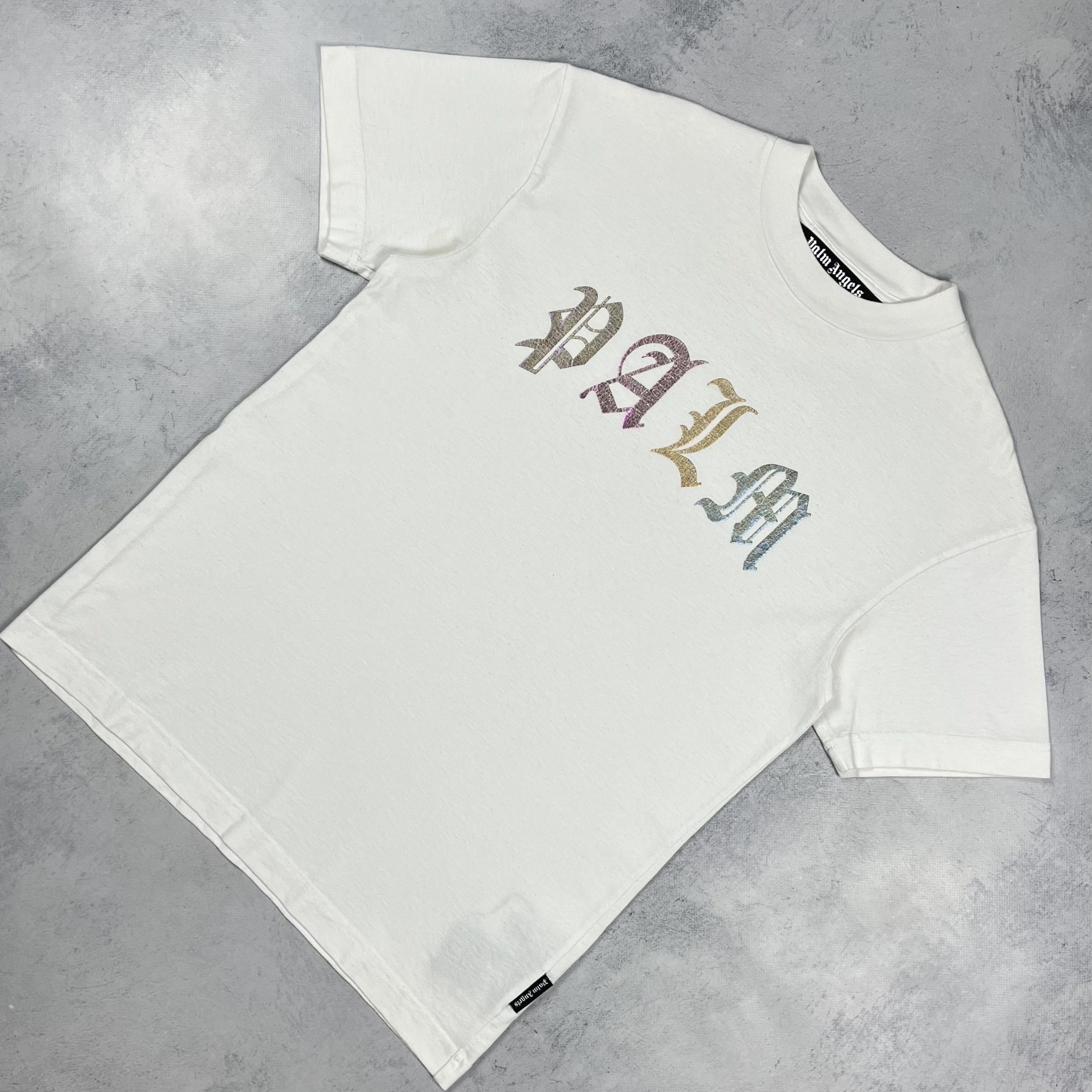 Palm Angels Gothic Logo T Shirt