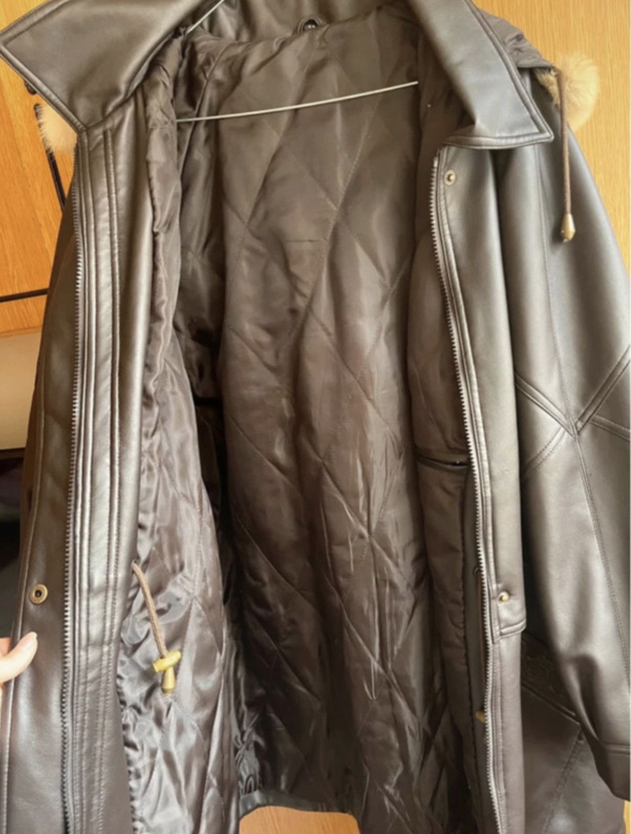 Other Vintage leather jacket real fur XL Size XL / US 12-14 / IT 48-50 - 8 Thumbnail