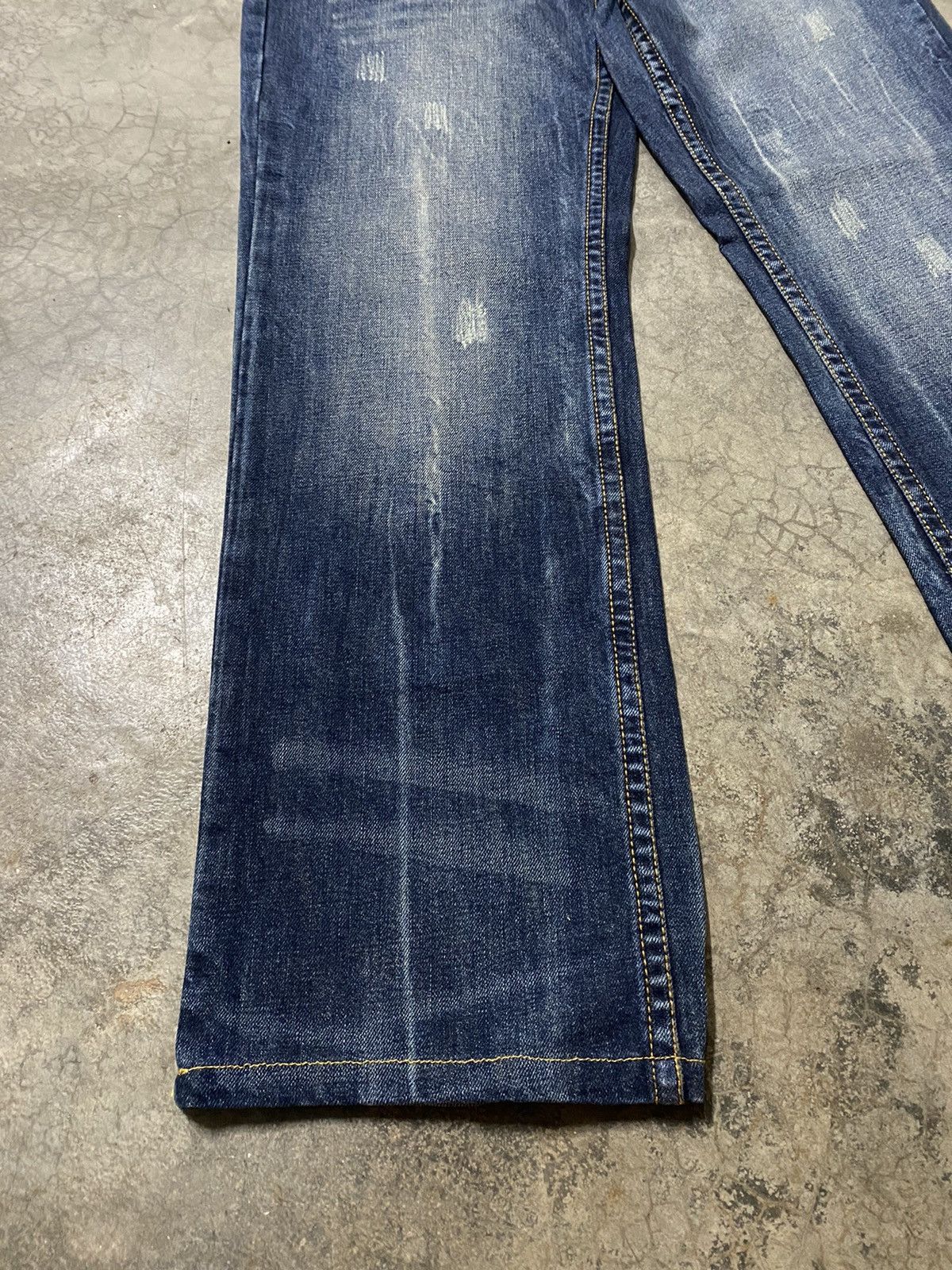 Hysteric Glamour × If Six Was Nine × Tornado Mart Baggy Jeans Japanese Infinity Embroidery Sukajan Japan Size US 34 / EU 50 - 8 Thumbnail