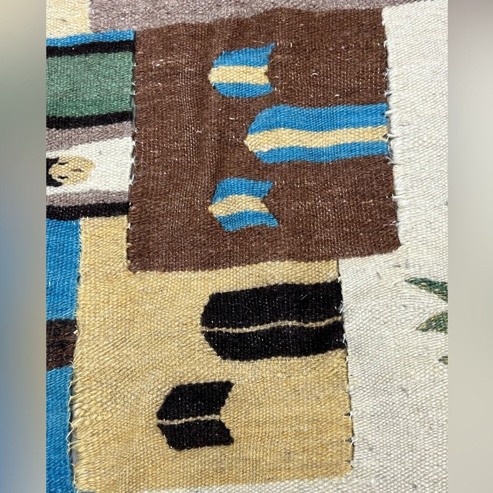 Other Egyptian Hand Woven Tapestry 5 FT Art Egypt-Wool Kilim Rug Size ONE SIZE - 7 Thumbnail
