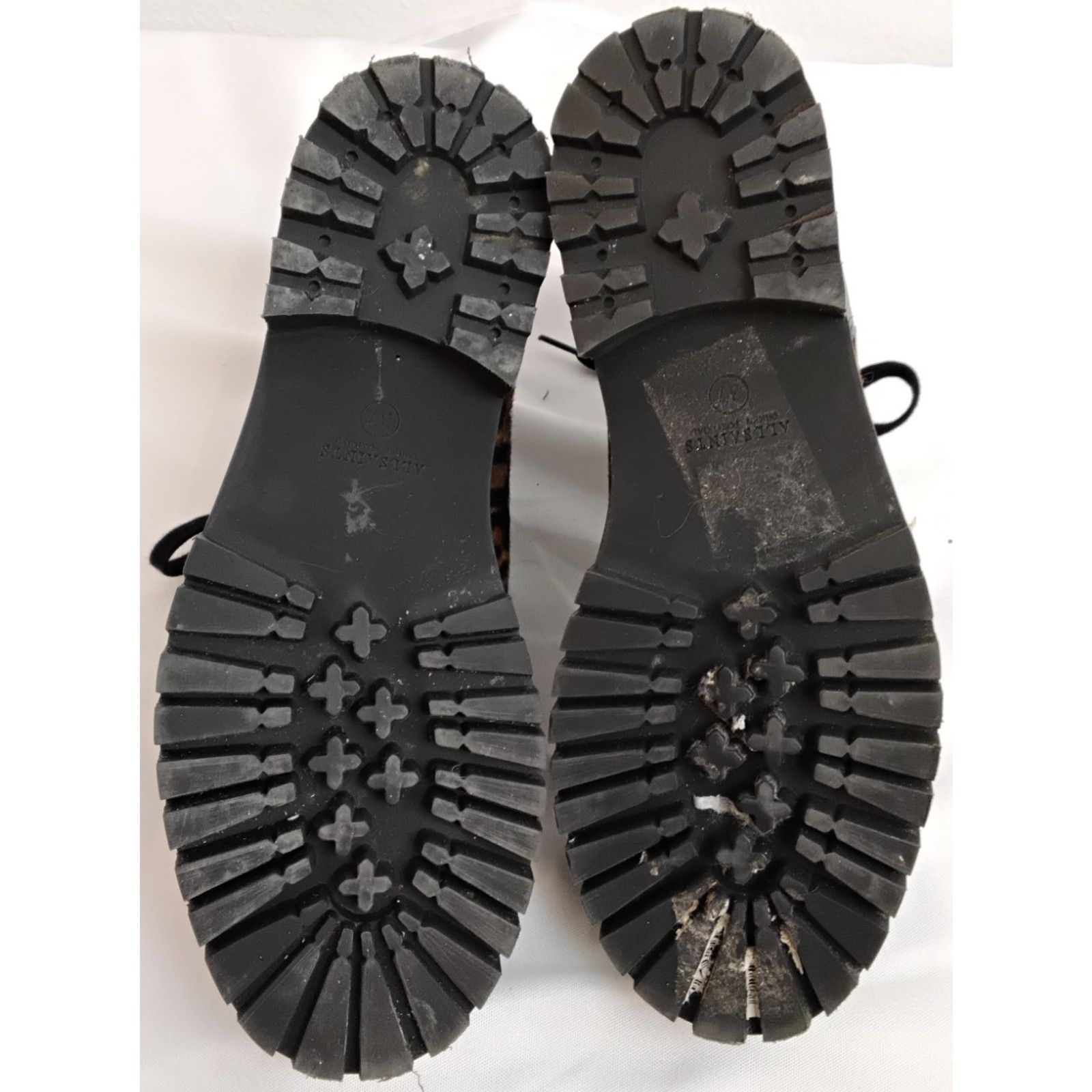 Allsaints All Saints Lia Leopard Combat Boots Women's 37 Calf Hair Size US 6.5 / IT 36.5 - 10 Thumbnail